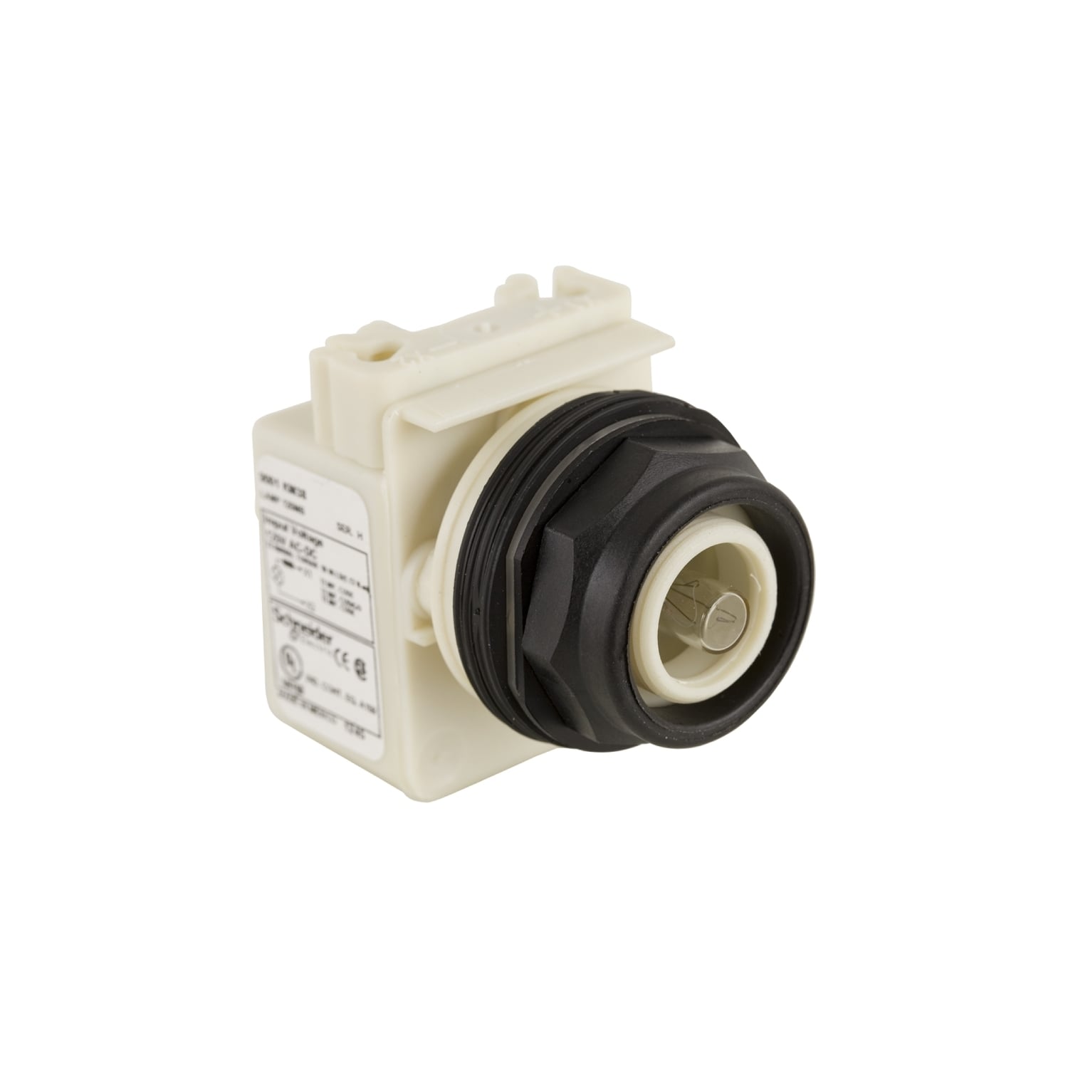 9001SKP38 Harmony Full Voltage Resistor Standard Type SK Pilot Light, 120 V AC/DC, 3 VA, Round Lens, Panel Mount