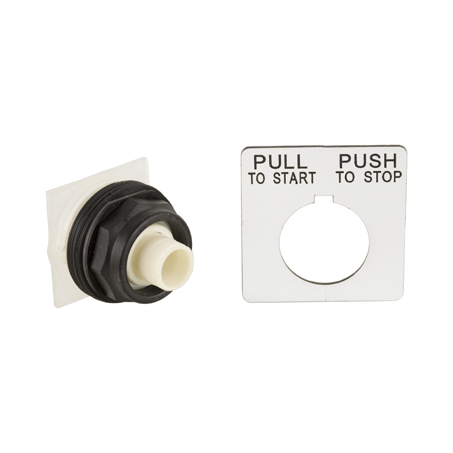 9001SKR9 Harmony Heavy Duty Non-Illuminated Round Type SK Push-Pull Operator, 1.18 in, 2 Positions