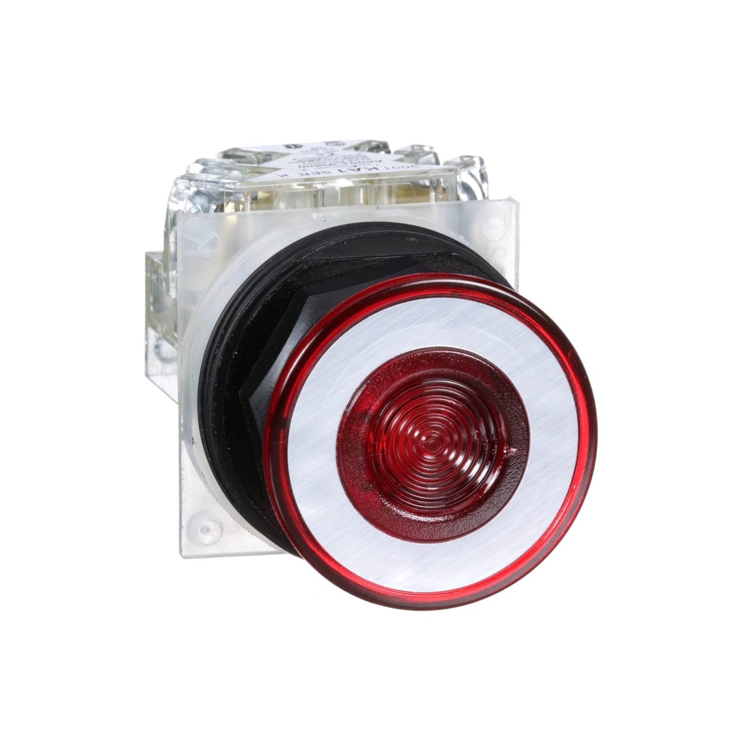 9001SKR9RH13 9001SK Non-Illuminated Round Type SK Unmarked Pushbutton, 1.18 in, 1NO-1NC Contact, Red