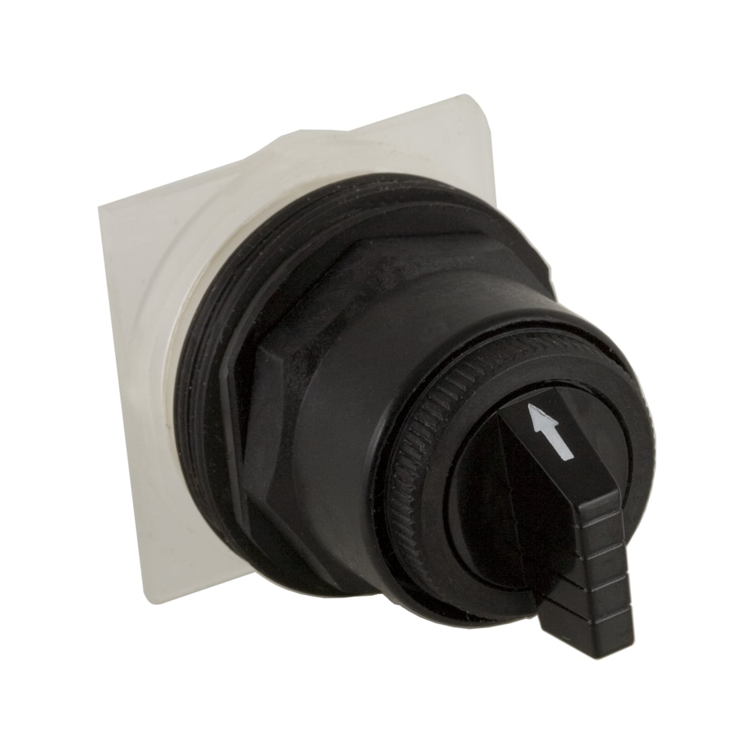 9001SKS42B Harmony Type K Non-Illuminated Round Selector Switch Operator, 30 mm, Knob Operator, 3 Positions, Black