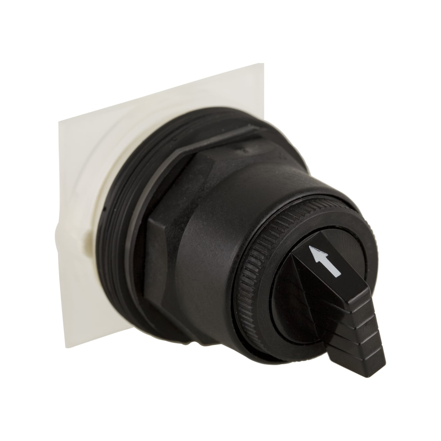 9001SKS88B Harmony Heavy Duty Non-Illuminated Type SK Selector Switch Operator, 1.18 in, Knob Operator, 4 Positions, Black