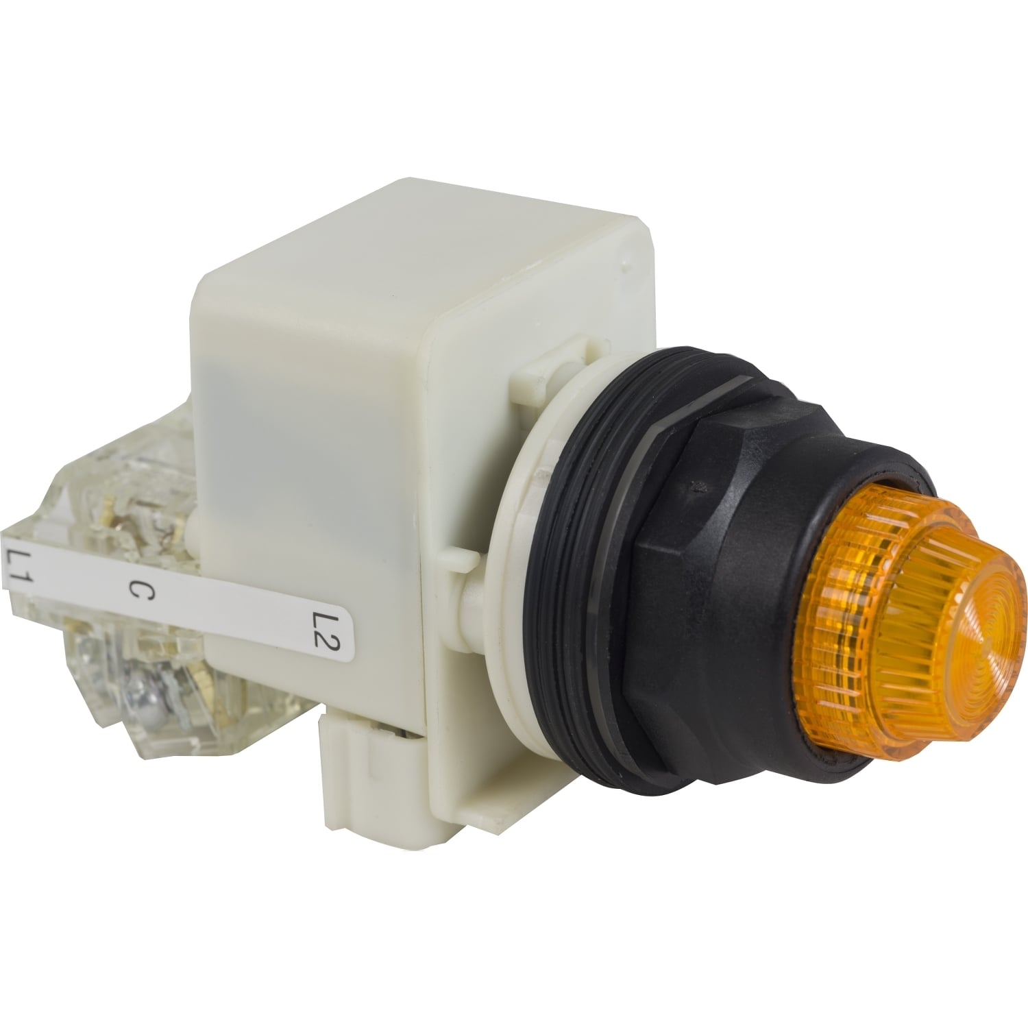 9001SKT1A31 9001SK Type SK Pilot Light, 110/120 V AC, Fresnel Glass/Round Lens, Panel Mounting