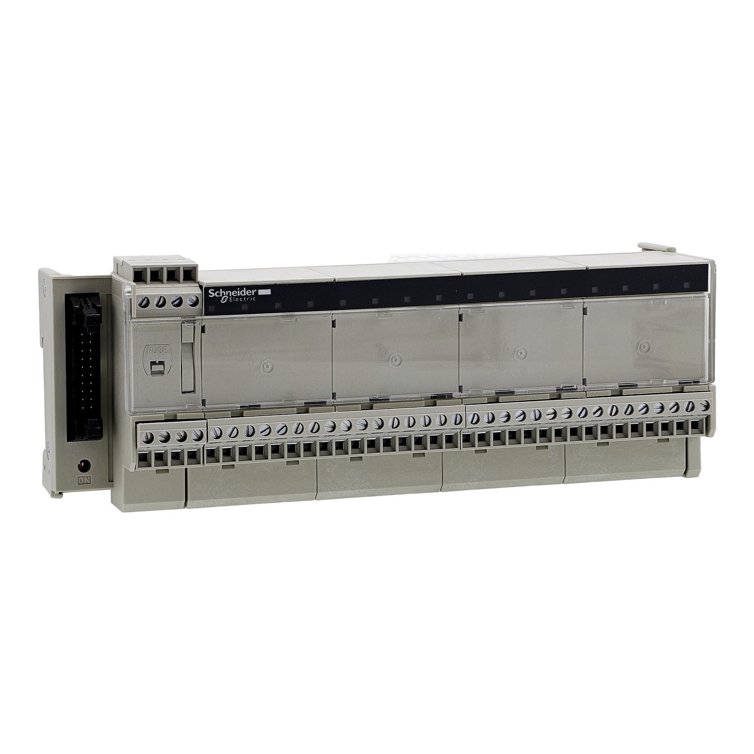 ABE7R16S212 Modicon 16-Channel Volt-Free Sub-Base With Electromechanical Relay, Screw Wire Clamp, For Use With Electromechanical Relay