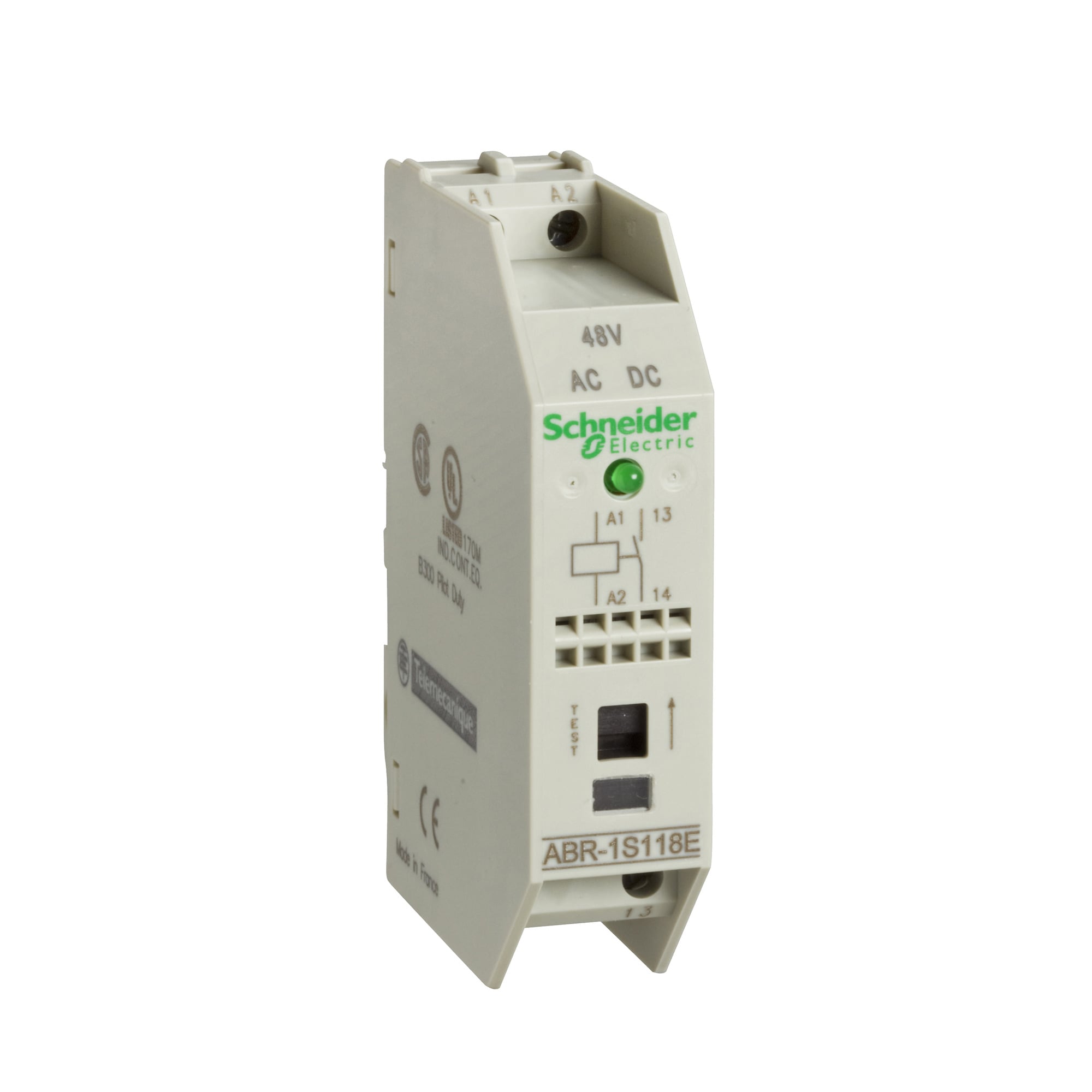 ABR1S118B Advantys Output Interface Module Relay, 12 A, 1NO 1 Form A Contact, 24 V Coil