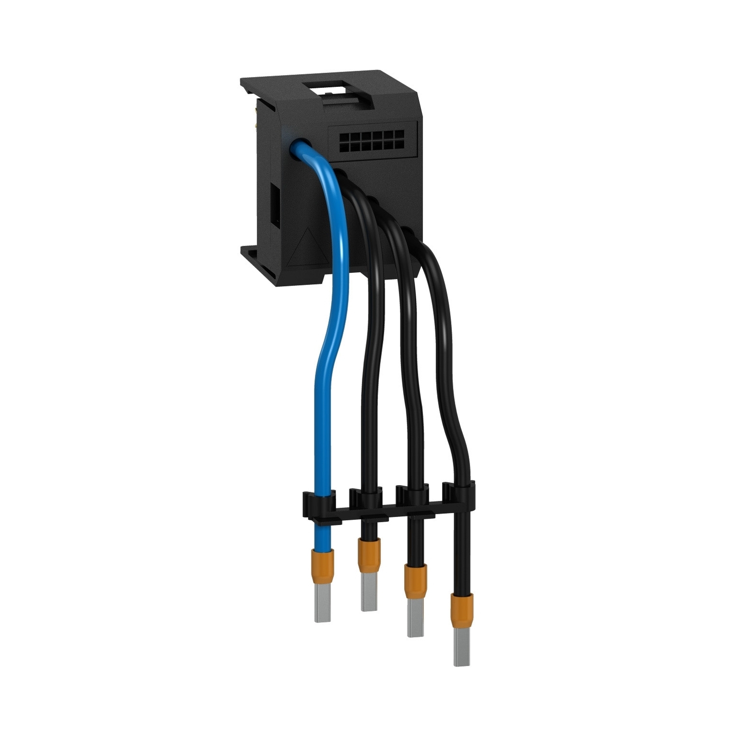 AK5PC33 Linergy 3-Phase Plug Outlet, For Use With Busbar, 3-Pole, 32 A Conventional Free Air Thermal Current, 600 V AC Rated Insulation, 25 kA Peak Current