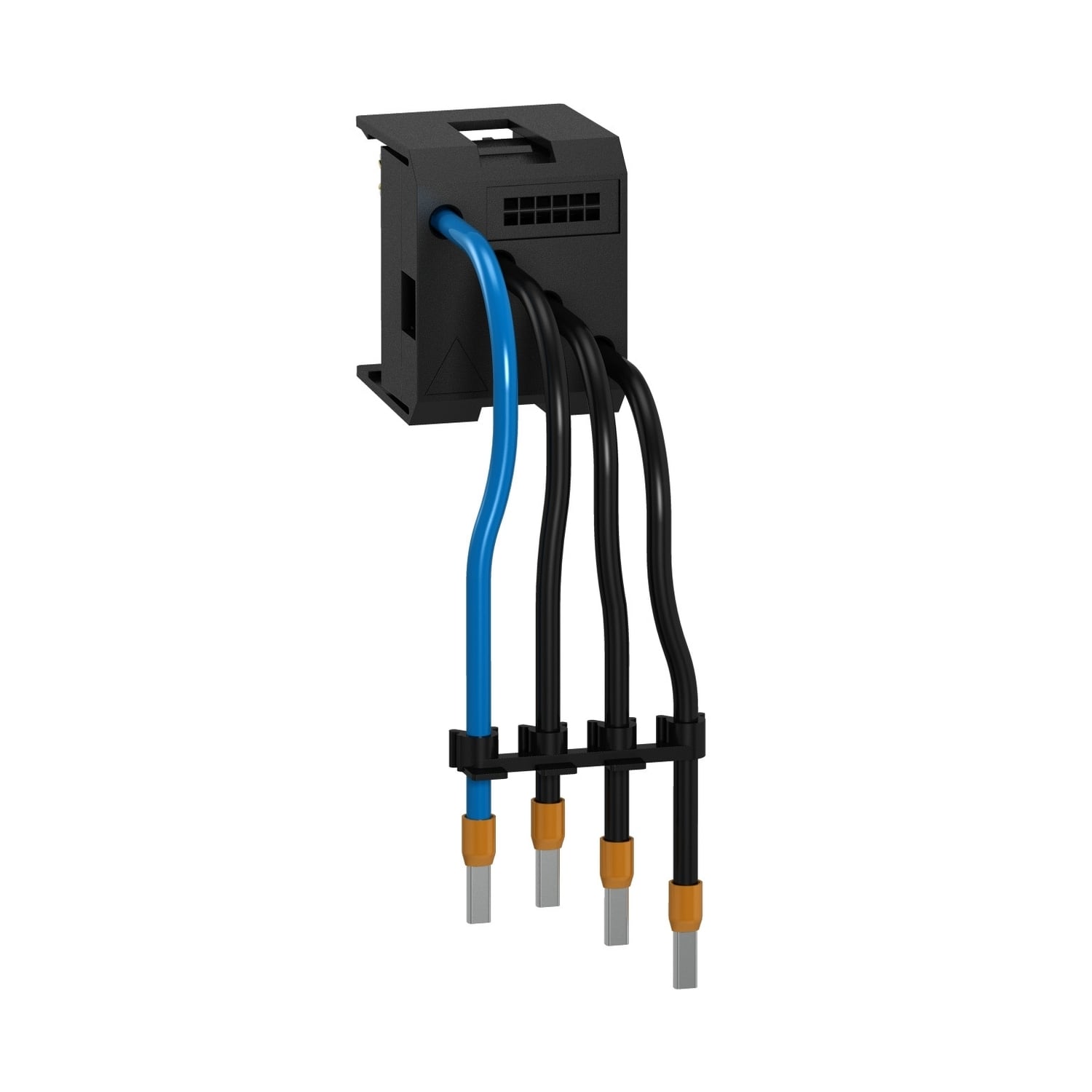 AK5PC33L Linergy 3-Phase Plug-In Plug Outlet, For Use With Busbar, 3-Pole, 32 A Conventional Free Air Thermal Current, 600 V AC Rated Insulation, 25 kA Peak Current