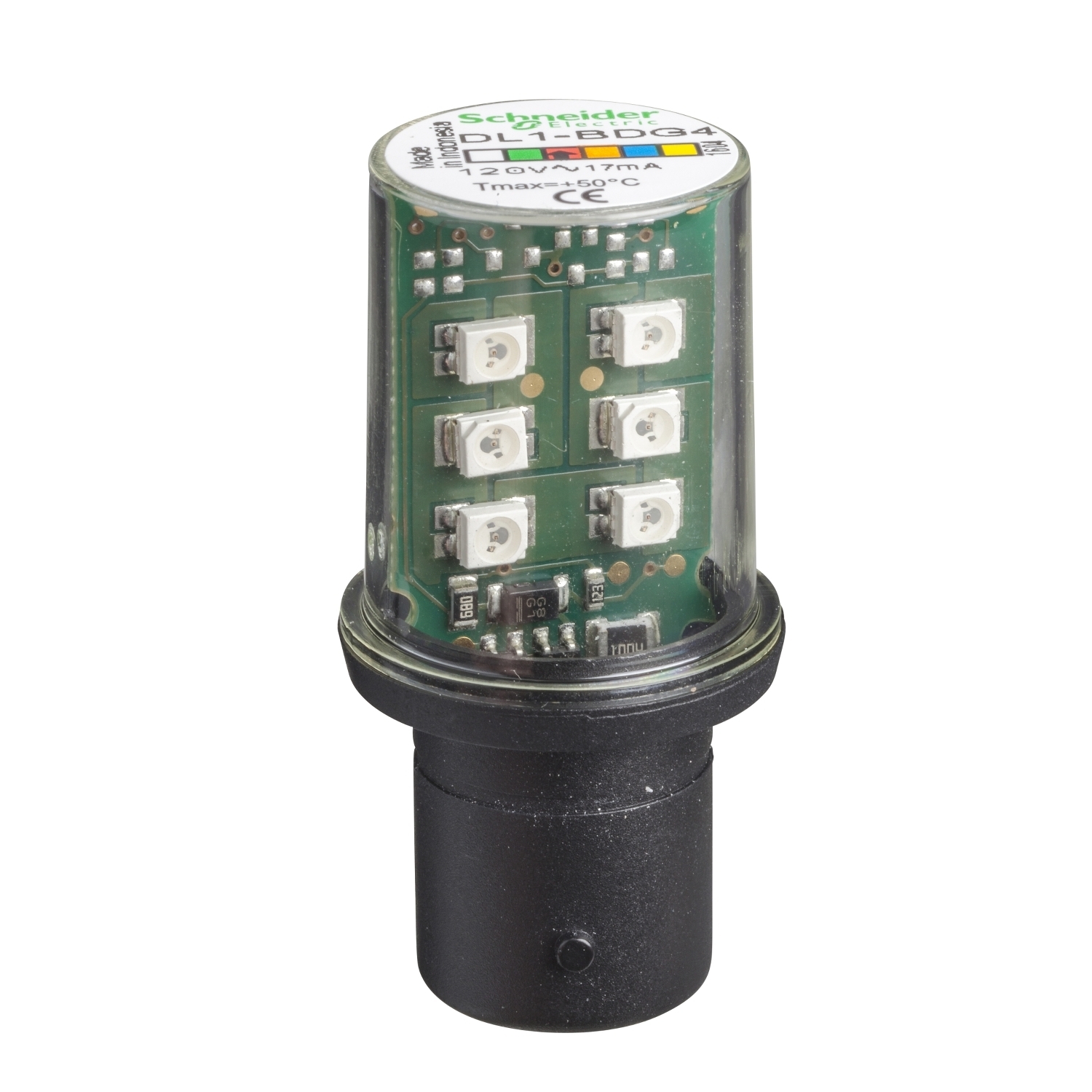 DL1BDG4 Harmony DL Series Steady-On Protected Bulb, BA15D LED Lamp