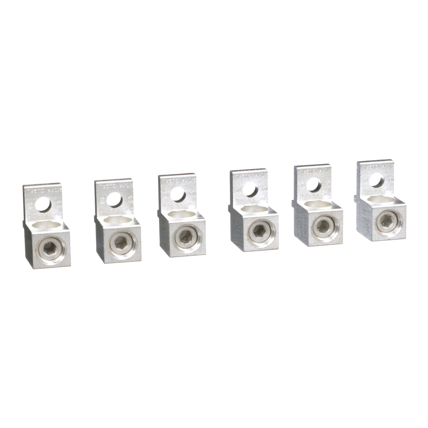 DZ2FF6 Contactor Lug Kit, 3 Poles, For Use With TeSys LC1F115 115 A F-Line Contactor
