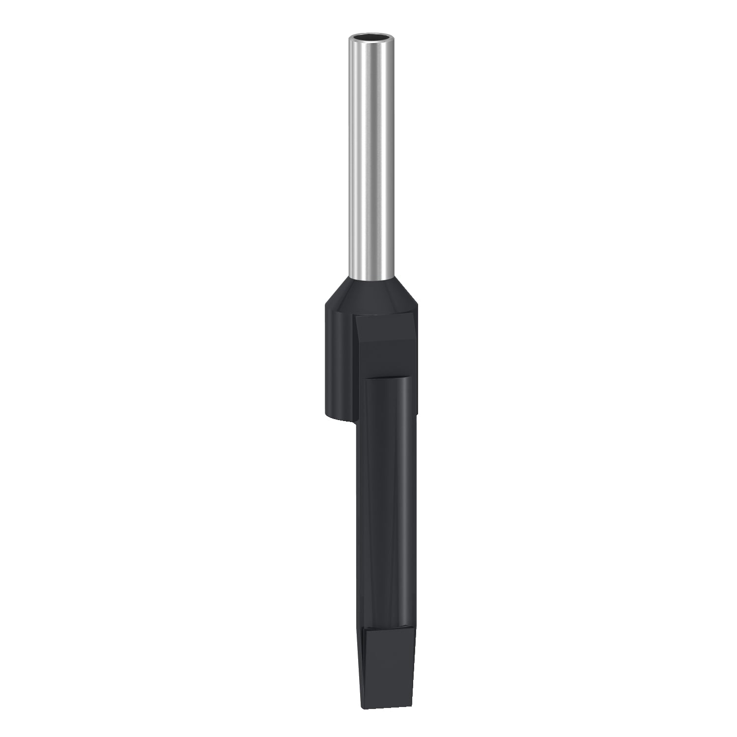 DZ5CA015 Cable End With Integrated Marker Tag Holder, 16 AWG Cable, 4 mm Dia x 14 mm L, Plastic