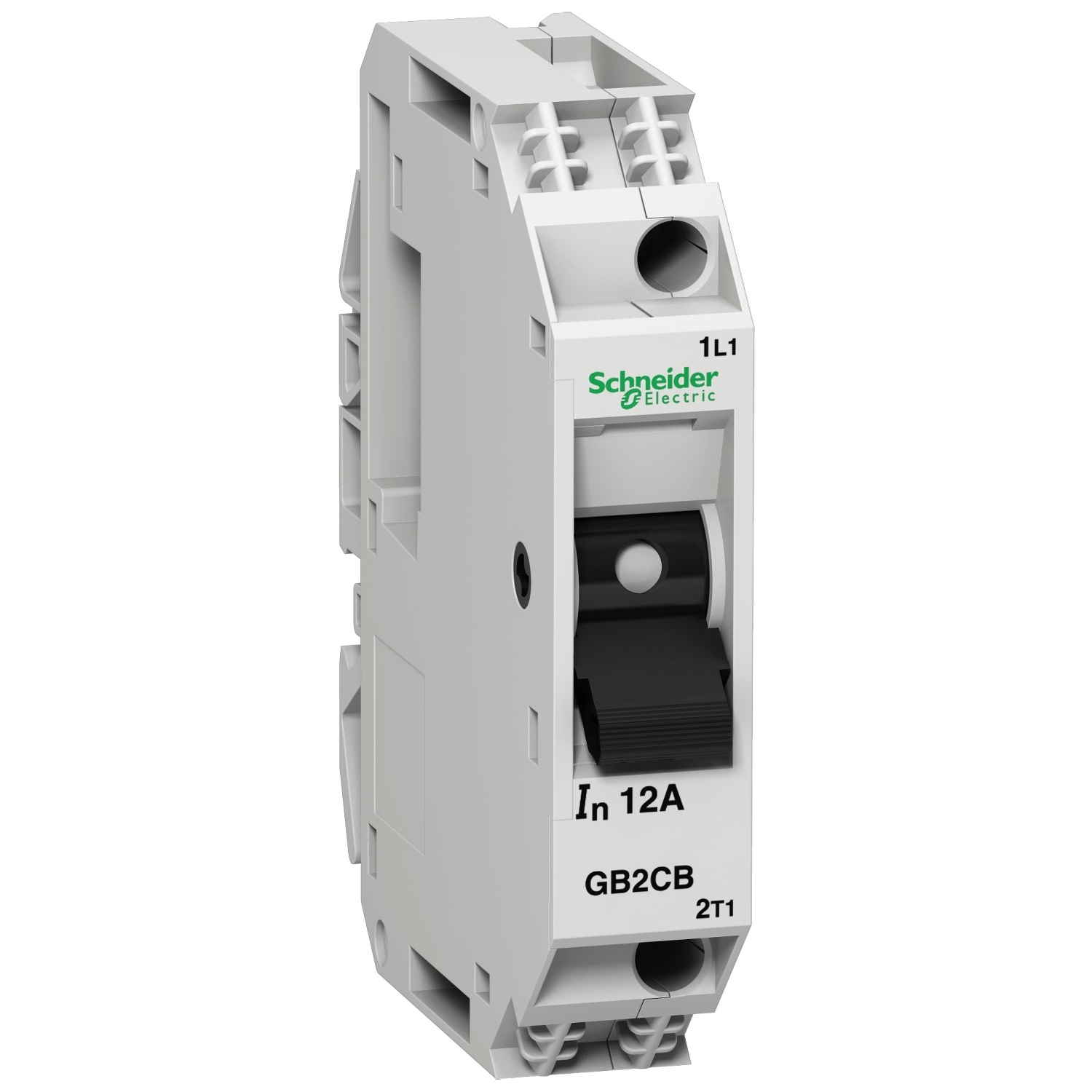 GB2CB05 TeSys Motor Circuit Protector, 250/277 VAC, 48 VDC, 0.5 A, 50/1/50/1.5 kA Interrupt, 1 Poles, Thermal Magnetic Trip
