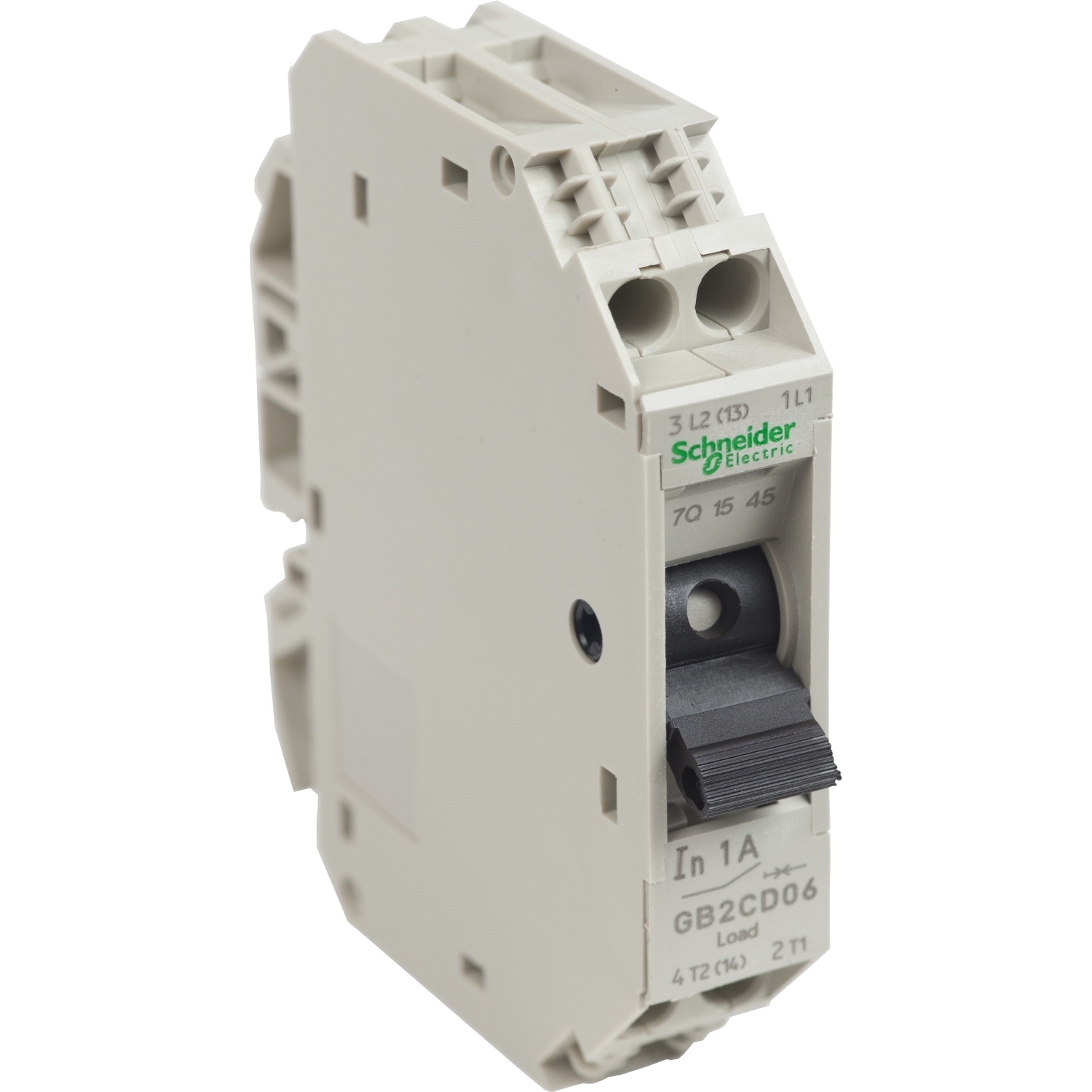 GB2CD06 GB2 Motor Circuit Protector, 300 V AC, 1 A, 1 kA Interrupt, 2 Poles, Thermal Magnetic Trip