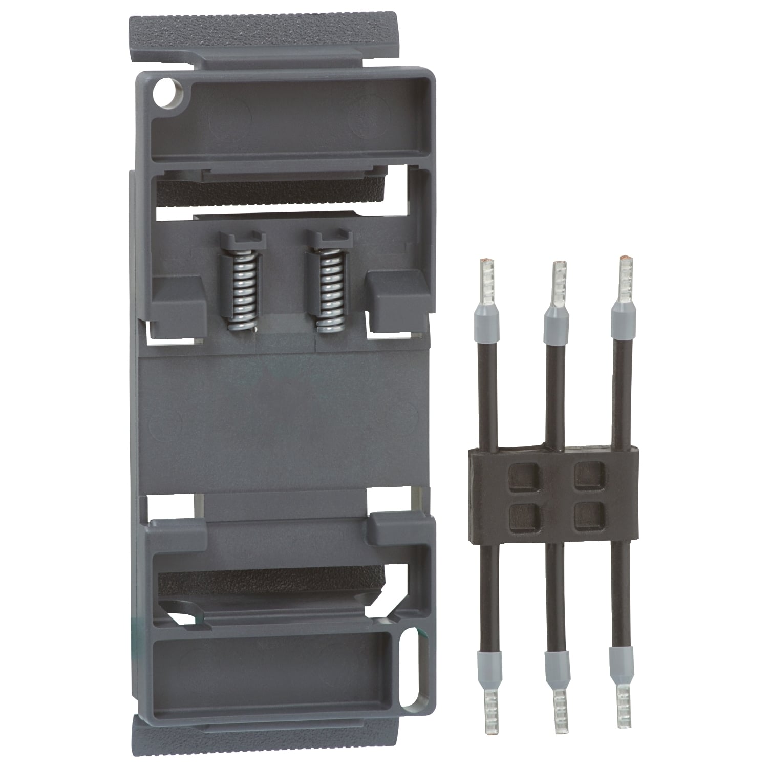 Schneider TeSys Electric TeSys GK2AF01 Common Mounting Adapter Plate With 3P Connection, 3 Poles, For Use With TeSys GV2 Series Manual Starter and Protector, LC1D09 to LC1D25 Contactor and LC1K Control Circuit