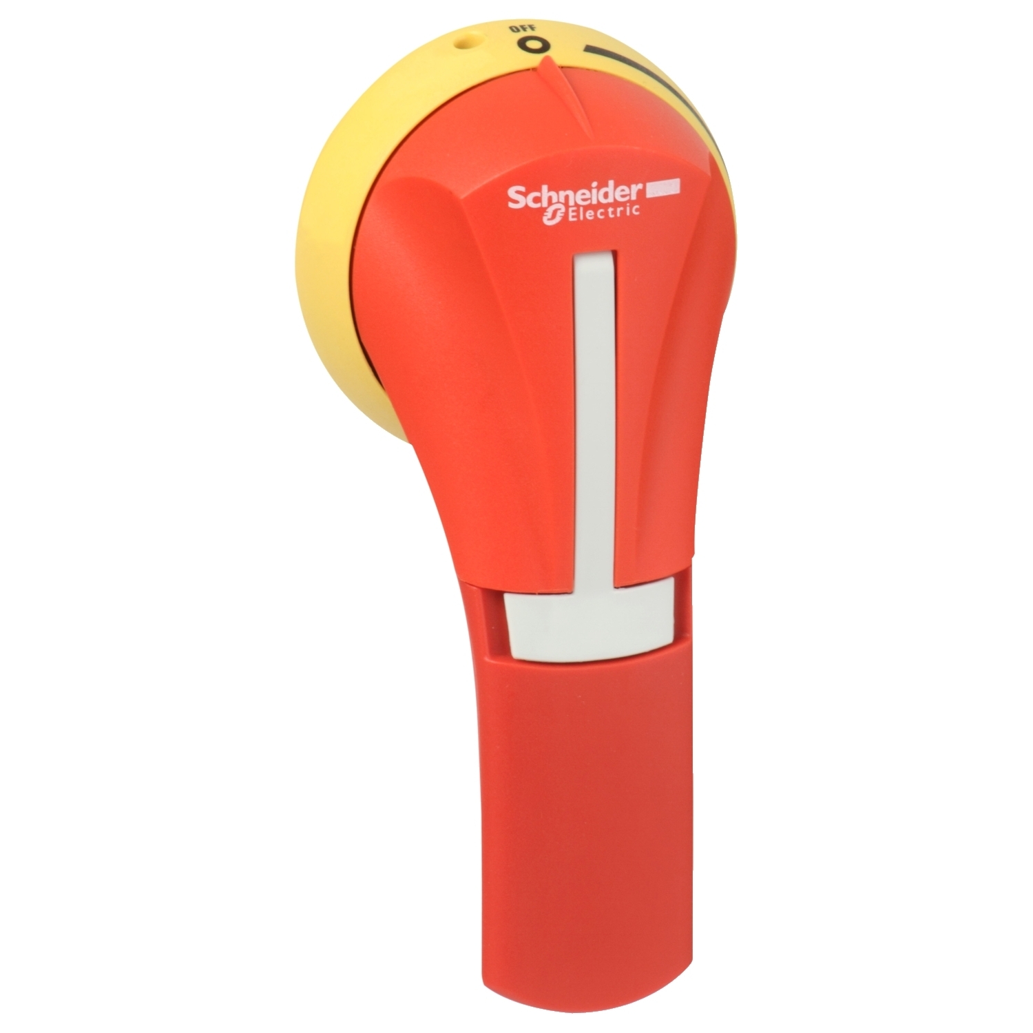 GS2AH440 TeSys External Frontal Rotary Handle With Rotary Handle Padlocking, Red/Yellow