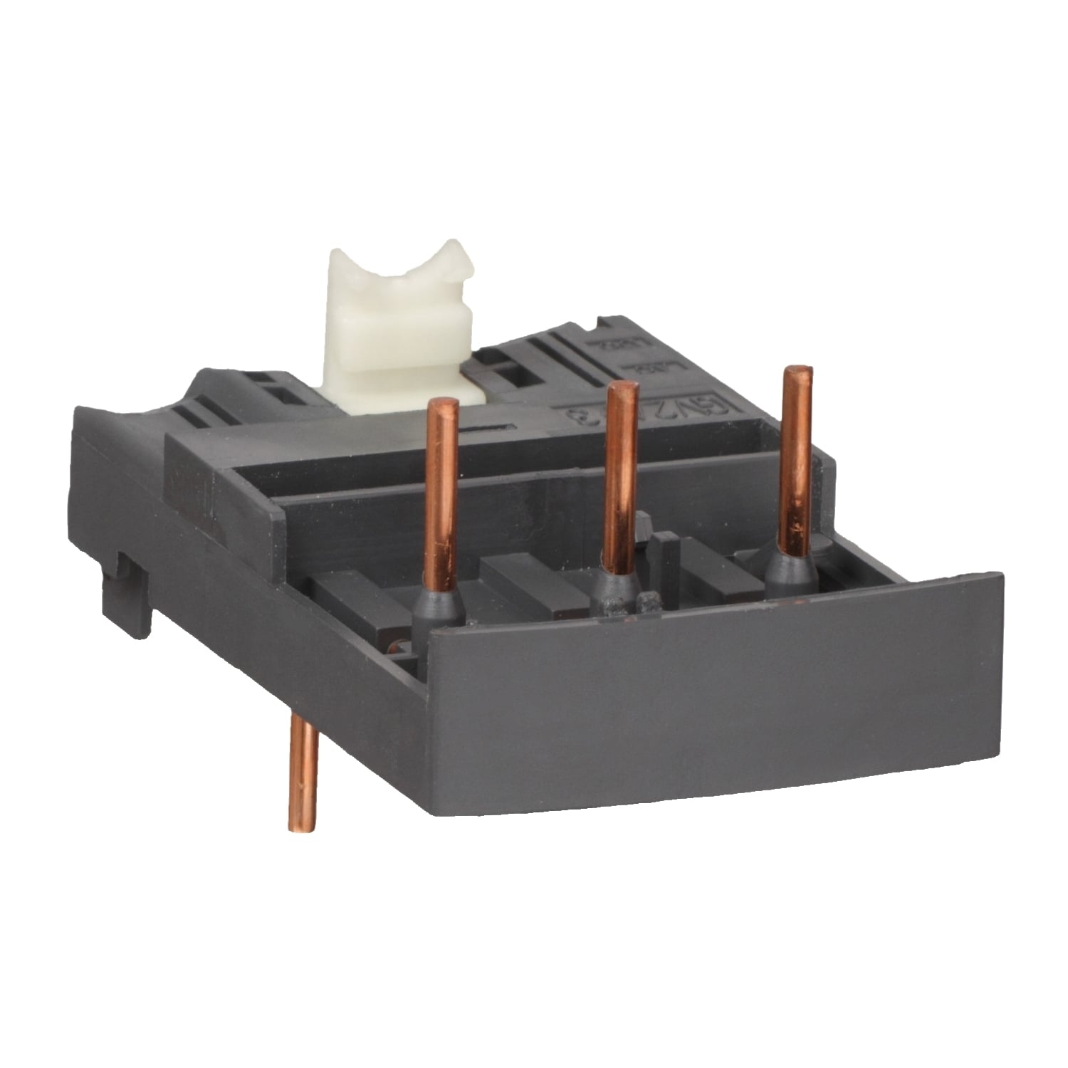 GV2AF3 TeSys Combination Block, For Use With D, GV2 Manual Starter, GV2 Controller, LS1D30 Fuse Holder and LC1D09 to D38 Contactor, 3-Pole, 38 A, 600 V AC, 1/3 ph, Screw Clamp Mount