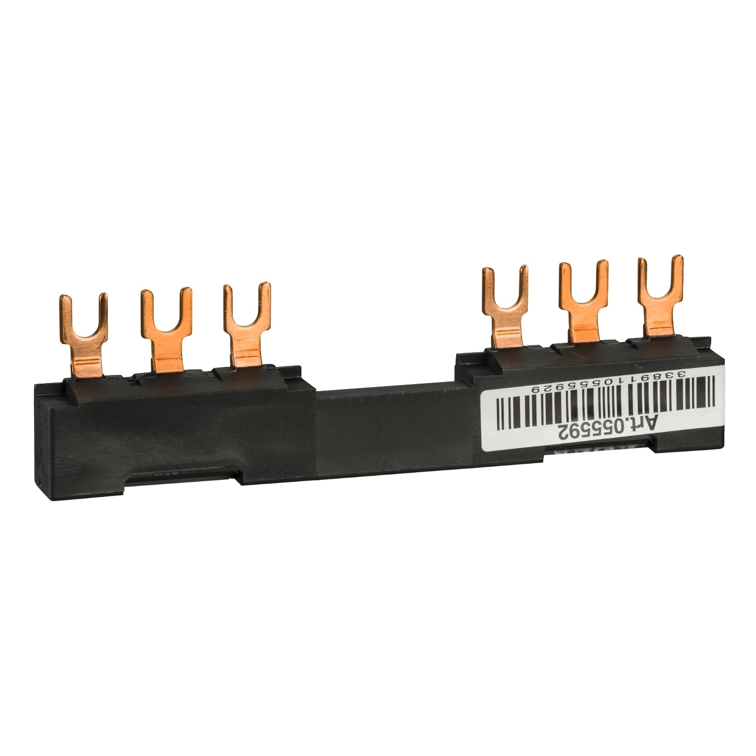 GV2G272 TeSys Combination Busbar, For Use With TeSys GV2L/GV2P Manual Starters and Protectors, 3-Pole 63 A 2 Tap Offs 72 mm Pitch, On Terminal Mount