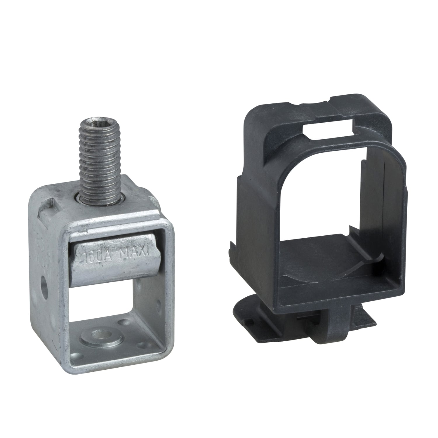GV7AC021 Clip-On Lug, 14 to 3/0 AWG, Clip-On Mounting, For Use With Up to 150 A Circuit Breaker, TeSys GV Manual Starter and Protector