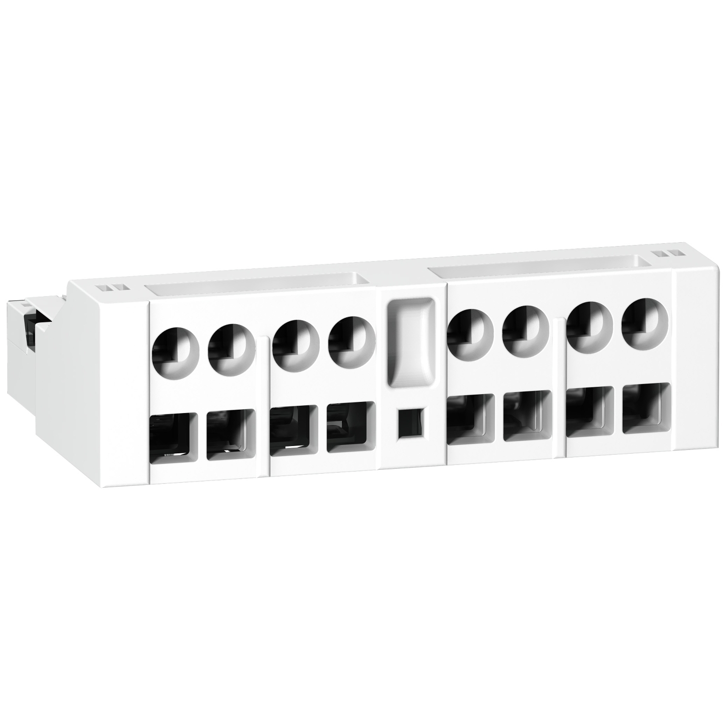 GVAE203 TeSys Manual Starter Auxiliary Contact Block, 24 to 240 V AC/24 to 60 V DC, 1 A, 2 Contacts, For Use With GV2ME/GV2L/GV2P/GV2RT Motor Protection Circuit Breaker and LS1D323 Fuse Disconnector, Spring Connection