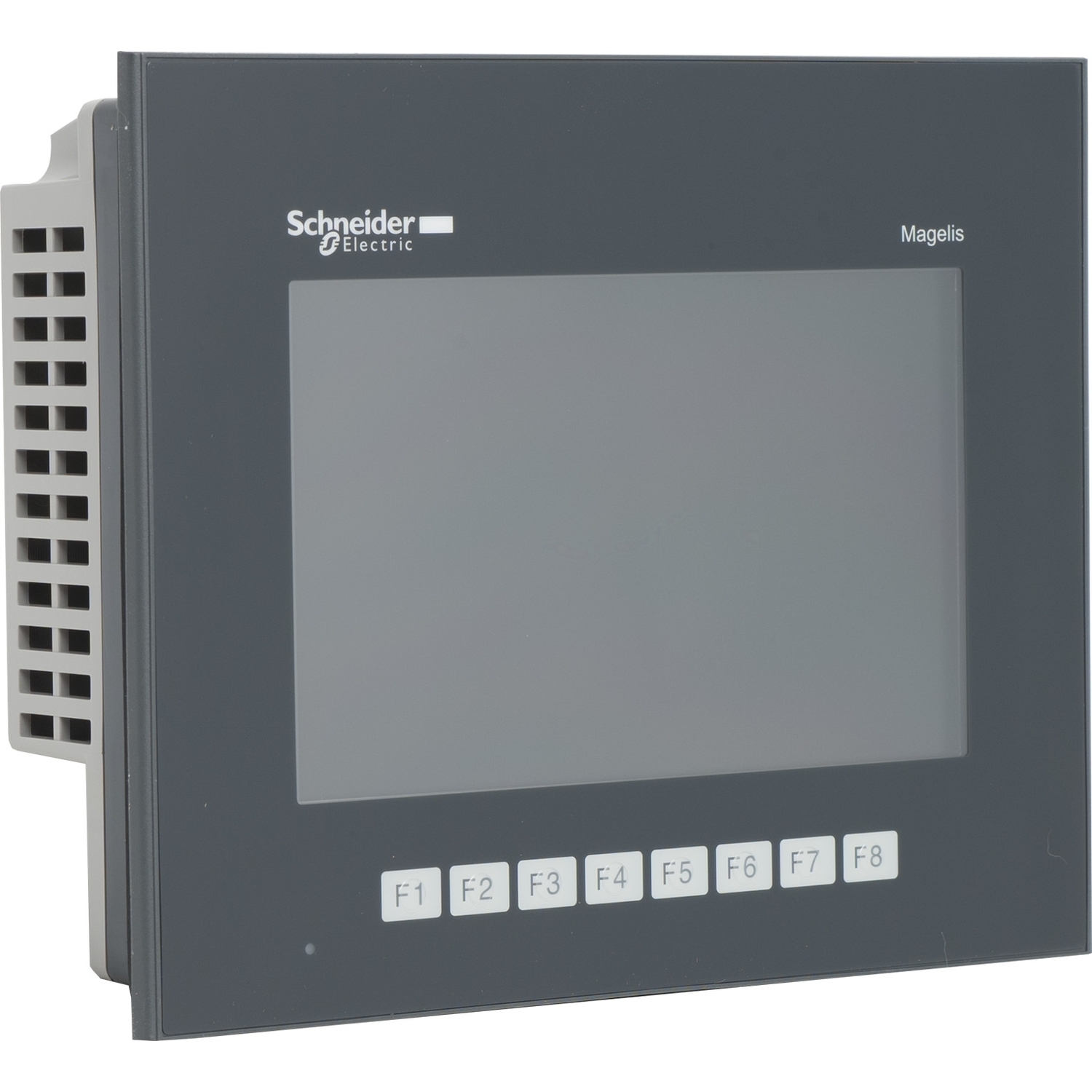 HMIGTO3510 Magelis GTO Advanced Touchscreen Panel, 24 V DC, 7 in Backlit Color TFT LCD Display, 6 Keys, (2) COM2, (2) Ethernet (RJ45), (2) USB 2.0, (1) COM1