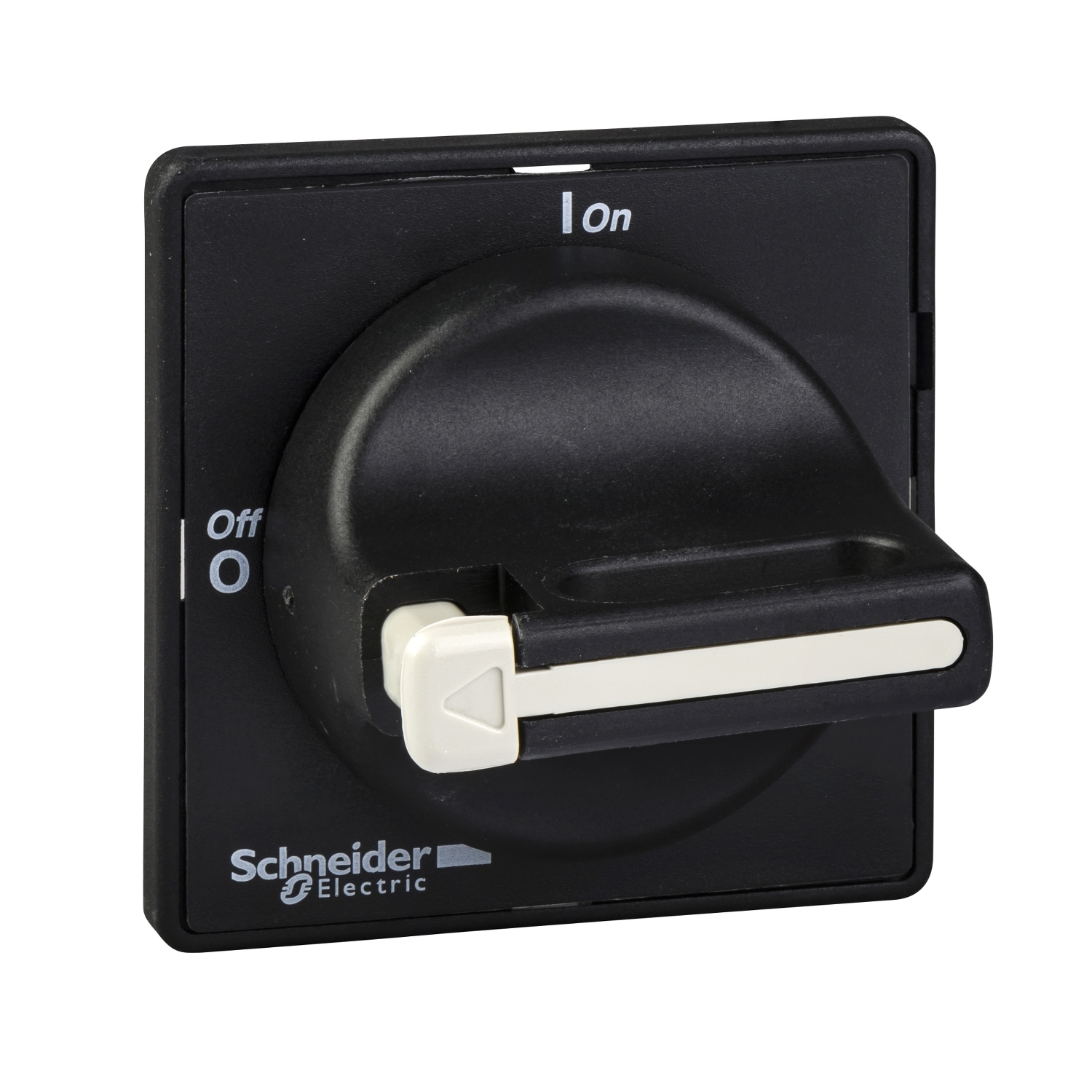 KAD1PZ TeSys Pad lockable Rotary Disconnect Switch Operating Handle With (3) Padlock, Front Plate, 60 mm W x 60 mm H, Black