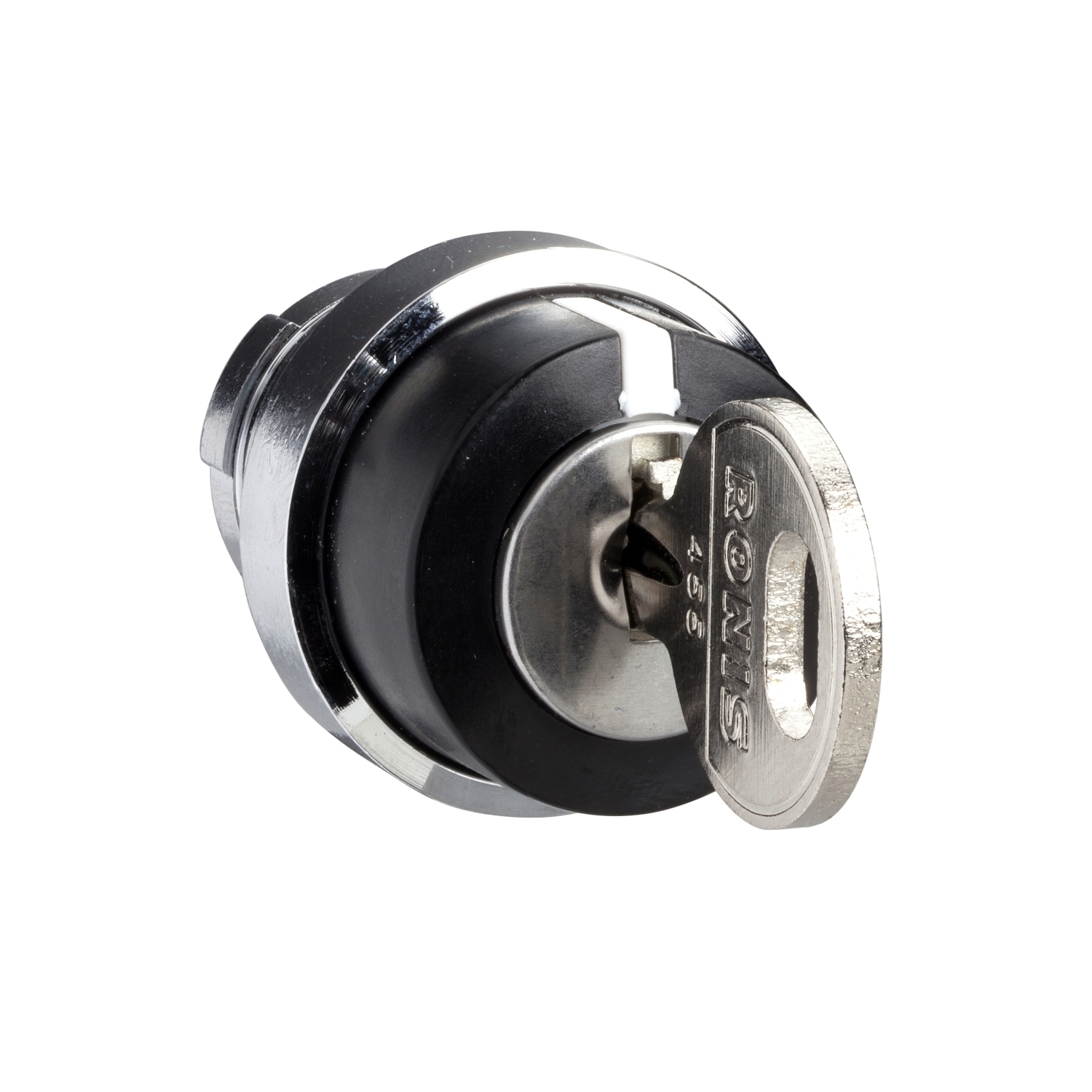 KAXZ1S141 Harmony K Series 45 deg Cam Key Switch Operating Head With Bezel, 28.5 mm W x 21 mm D x 29 mm H, Round Shape, Metal