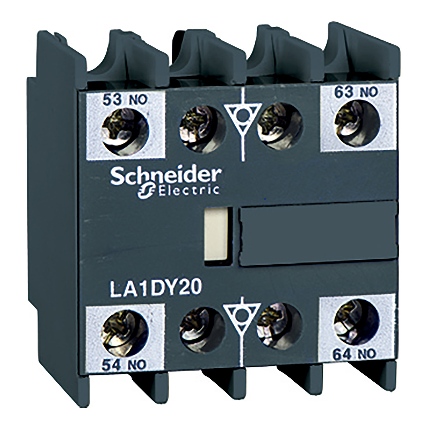 LA1DZ40 TeSys Instantaneous Auxiliary Contact Block, 600 V AC, 10 A, 2NO-2NO Contacts