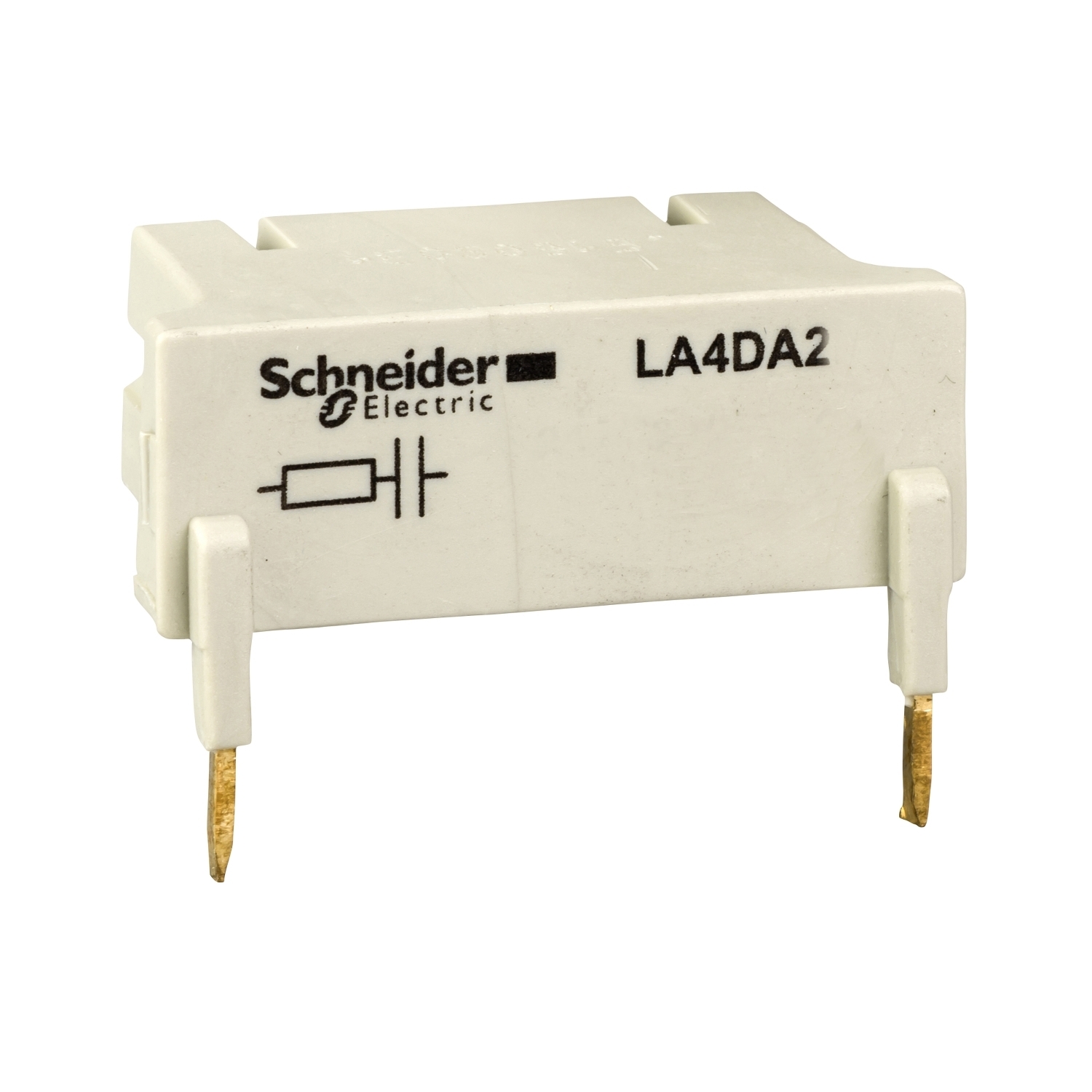 LA4DA2U TeSys D RC Circuit Coil Suppressor Module, 100 Hz, 110/250 V AC V Coil