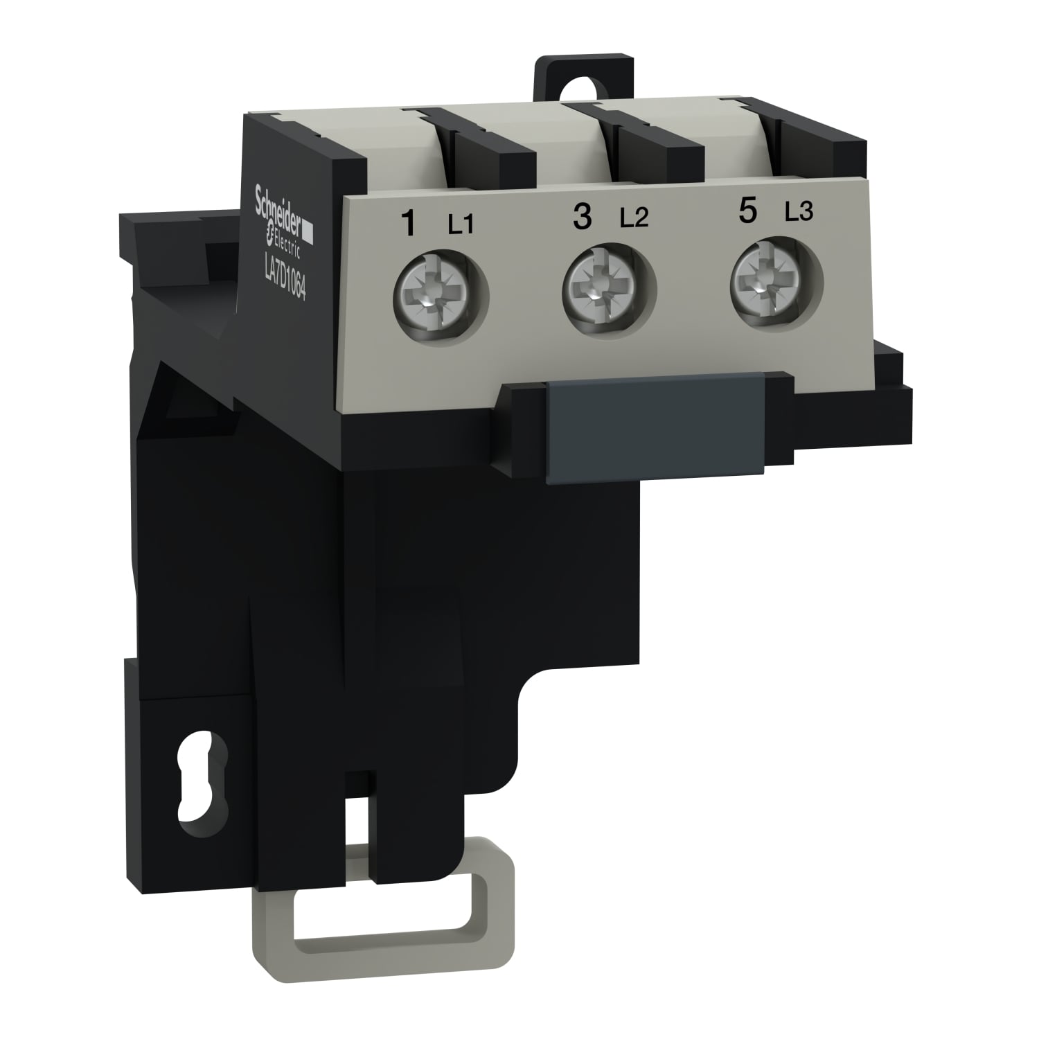 LA7D1064 TeSys 3-Pole Mounting Kit, For Use With Model LR2D, LR3D Thermal Overload Relay