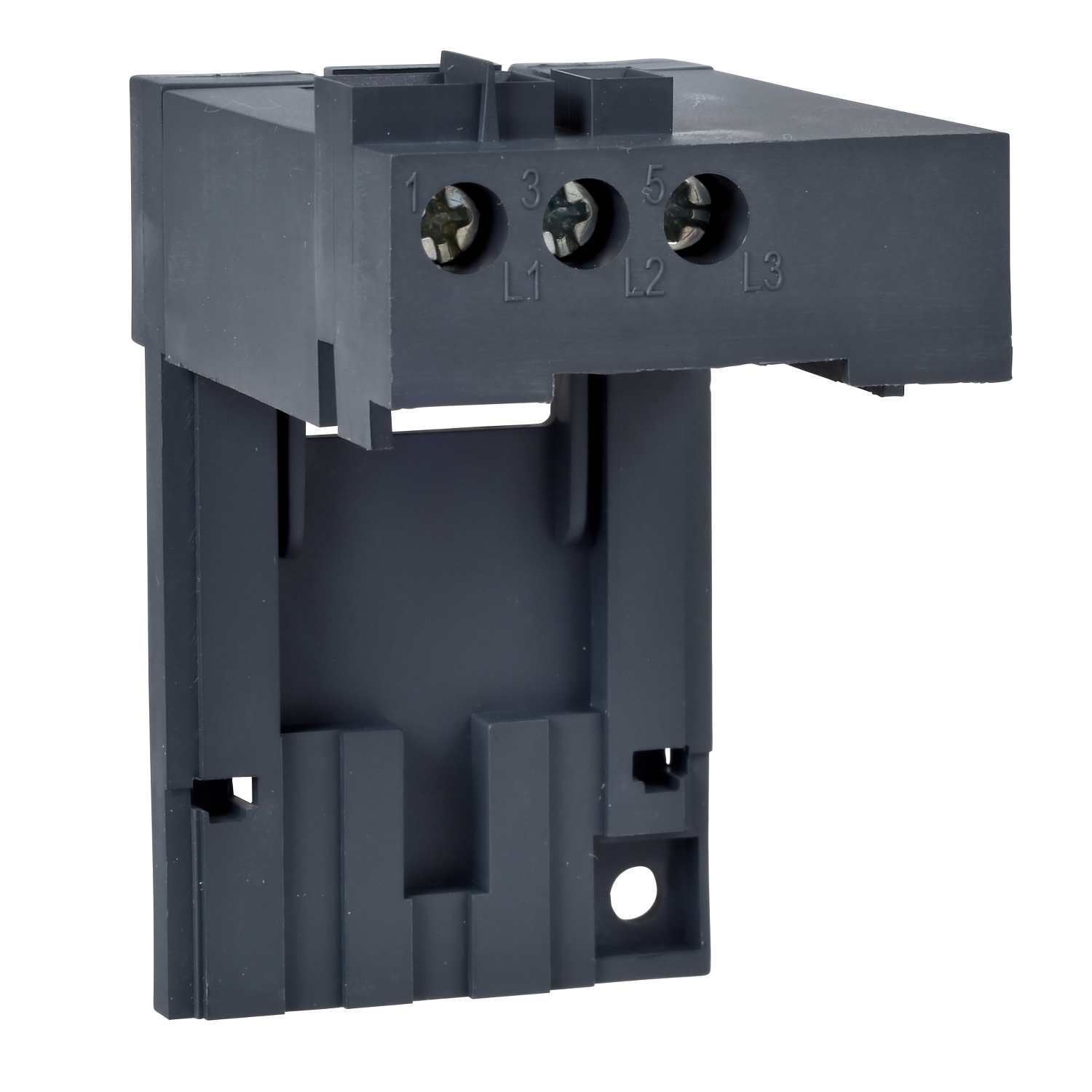 LA7K0064 TeSys K LA7F Clip-On Mount Terminal Block, For Use With LR2K, LR7K Thermal Overload Relay