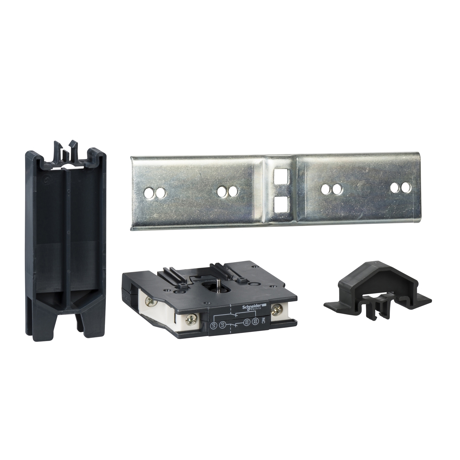 LA9D8002 Mechanical Interlock With Integral Electrical Interlocking, 3/4 Poles, For Use With TeSys D LC1D80 DC, LC1D95 DC Reversing Contactor