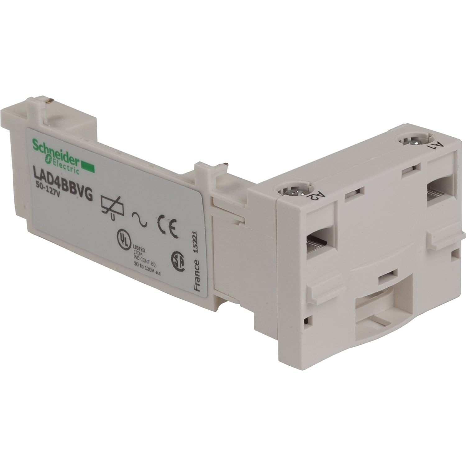 LAD4BBVG TeSys D IEC Contactor Cabling, For Use With LC1D09/LC1D38 Series Contactor