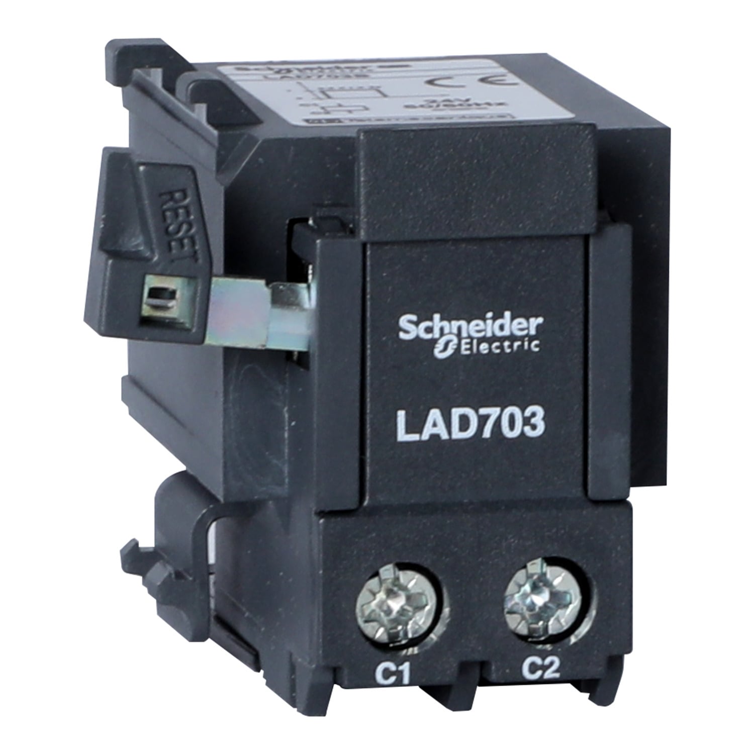 LAD703F TeSys Bi-Metallic Remote Electrical Stop Reset Thermal Overload Relay, 110 V AC/DC V Coil