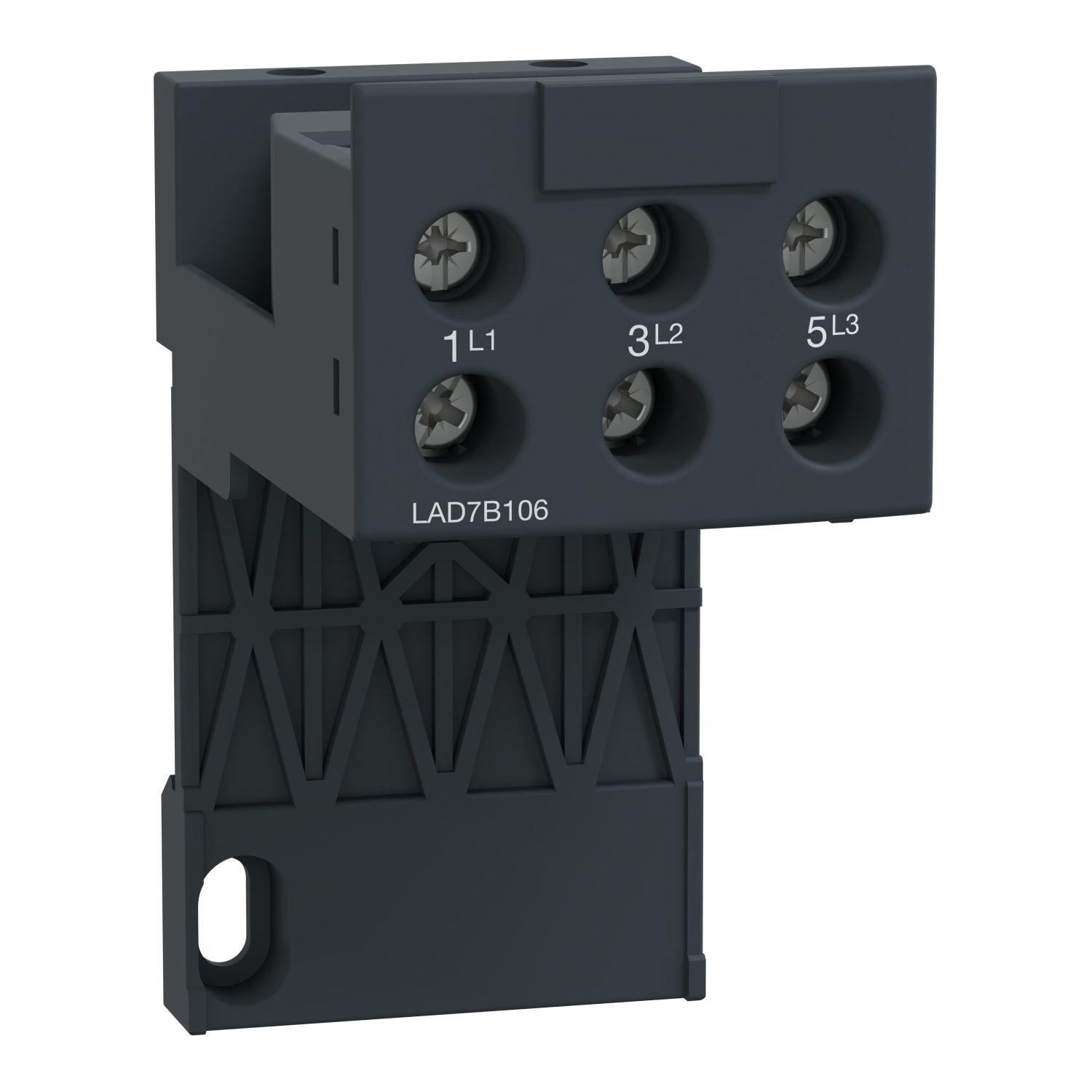 TeSys D, separate mount kit, for LRD01 to LRD35 and LR3D01 to LR3D35 overload relays, ring tongue connectors