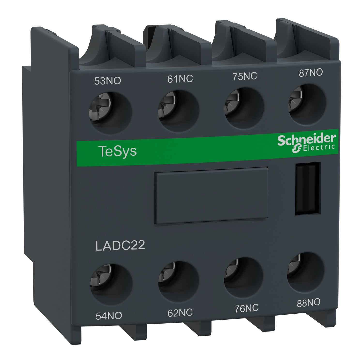 LADC22 TeSys Instantaneous D Auxiliary Contact Block, 690 V AC, 10 A, 4 Contacts