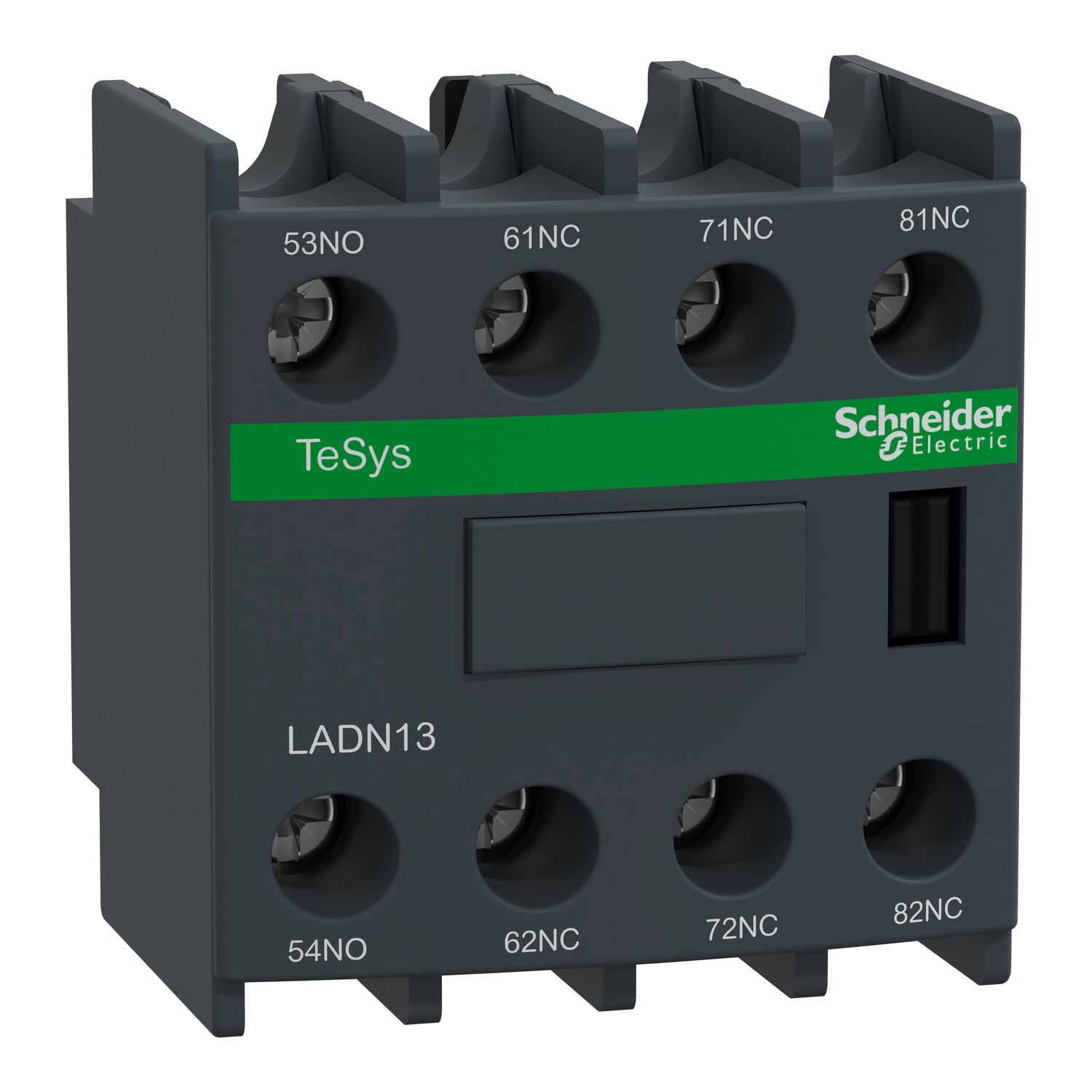 LADN13 TeSys D Instantaneous Auxiliary Contact Block, 690 V AC, 10 A, 1NO-3NC Contacts