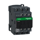 IEC contactor, TeSys Deca, nonreversing, 12A, 7.5HP at 480VAC, up to 100kA SCCR, 3 phase, 3 NO, 110VAC 50/60Hz coil, open