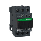 IEC contactor, TeSys Deca, nonreversing, 25A, 15HP at 480VAC, up to 100kA SCCR, 3 phase, 3 NO, 24VAC 50/60Hz coil, open