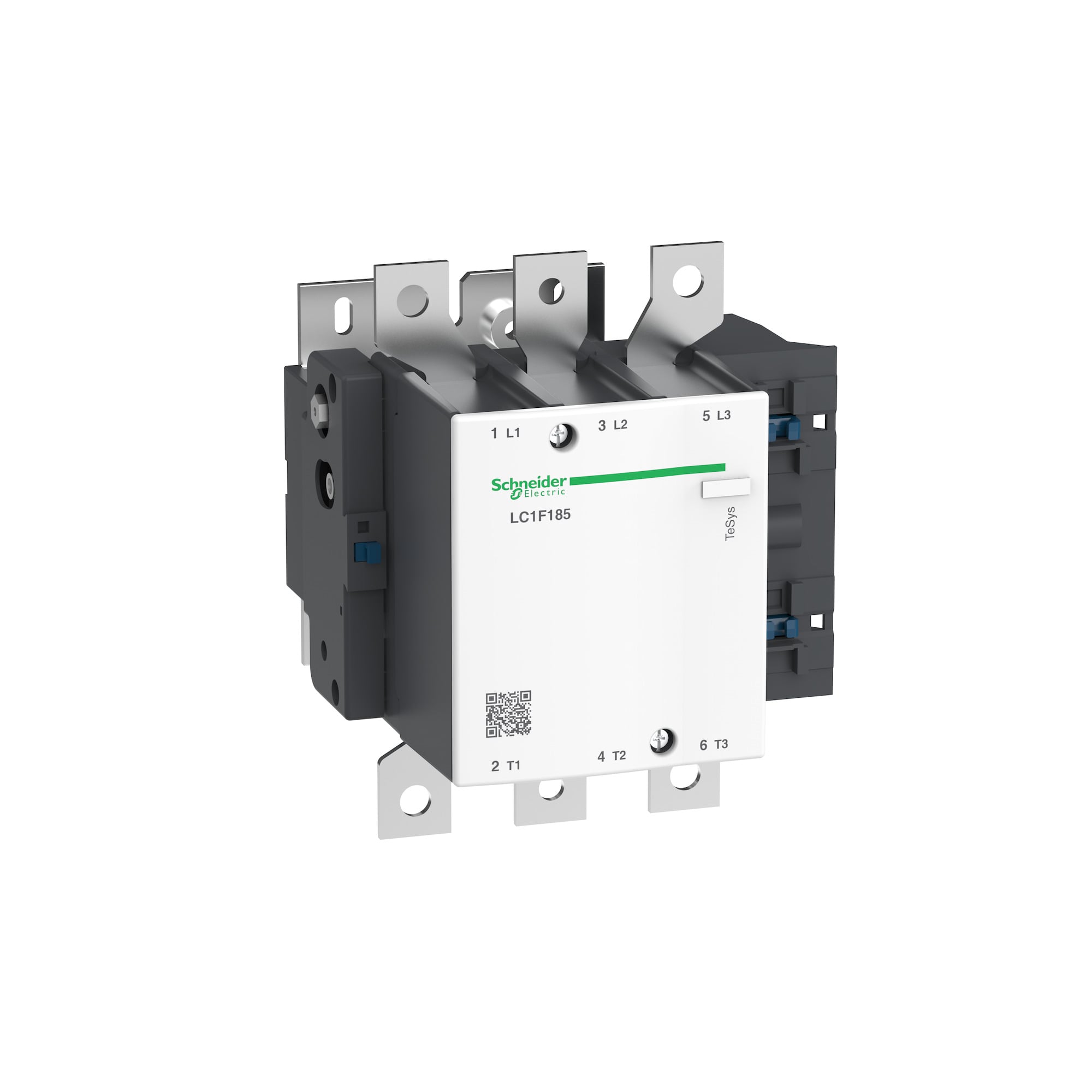 LC1F185 TeSys F 3-Phase IEC Contactor, 690 VAC V Coil, 185/275 A, 3NO Contact, 3 Poles