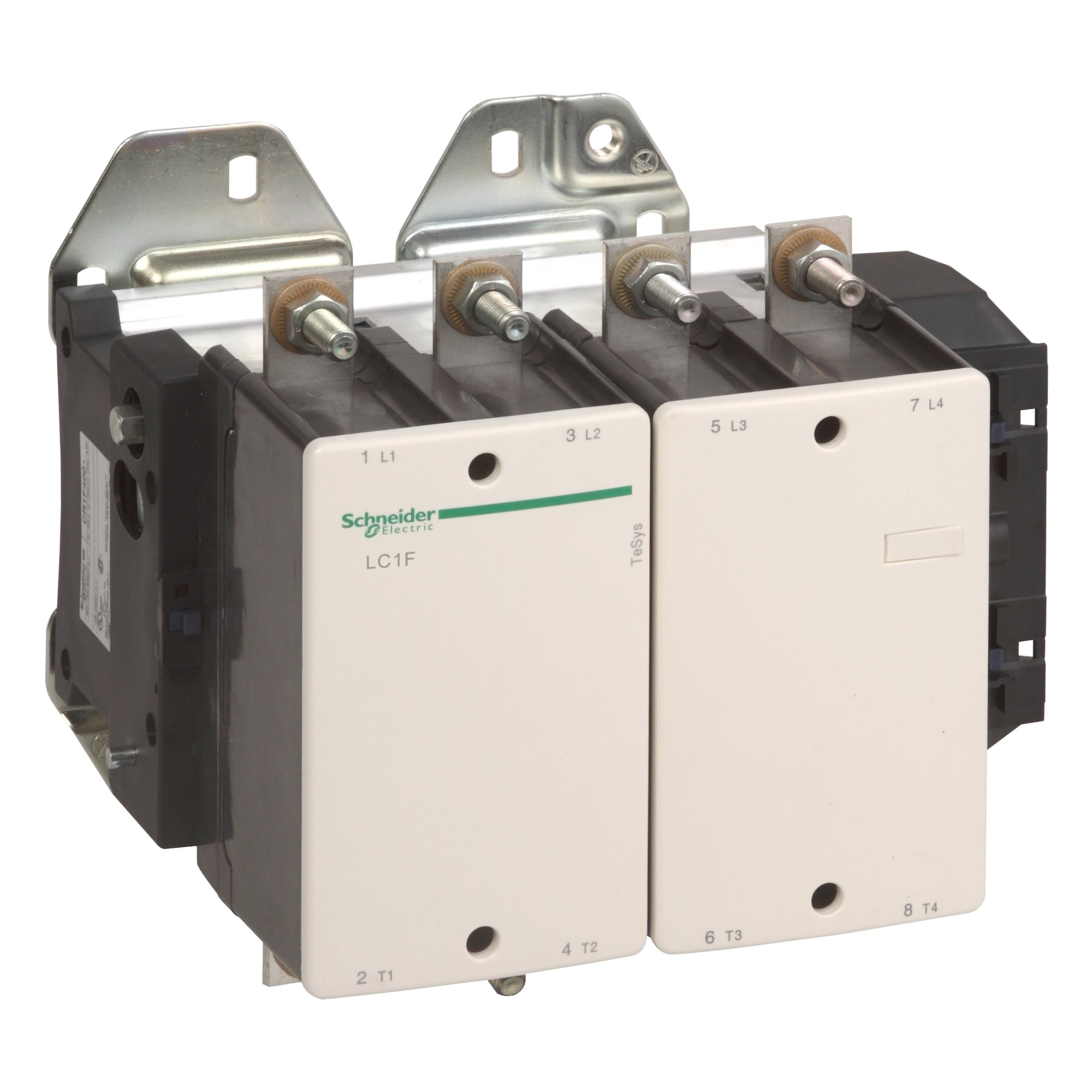 LC1F4004 TeSys F LC1F Non-Reversing IEC Contactor, 500 A, 4NO Contact, 4 Poles