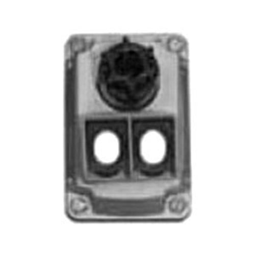 EFKBJ1U2 Pushbutton Cover, 6.6 in L x 6 in W, Malleable Iron