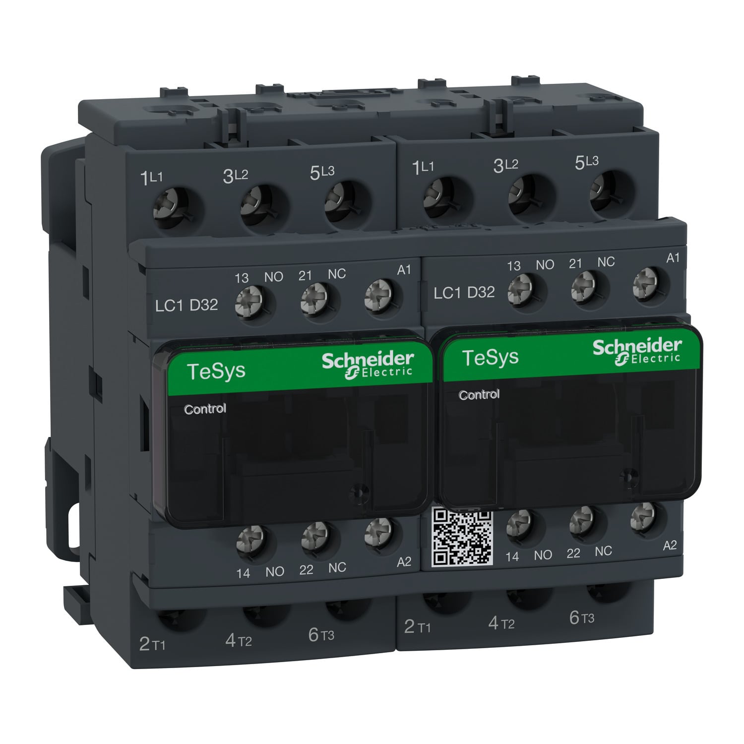 LC2D32G7 LC1D D-Line Mechanical Standard IEC Contactor, 120/690 V DC, 300 V DC V Coil, 32/50 A, 3NO Contact, 3 Poles