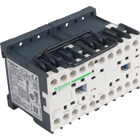 Reversing contactor, TeSys Micra, 3P, AC-3, lt or eq to 440V 9A, 1 NC, 110VAC coil