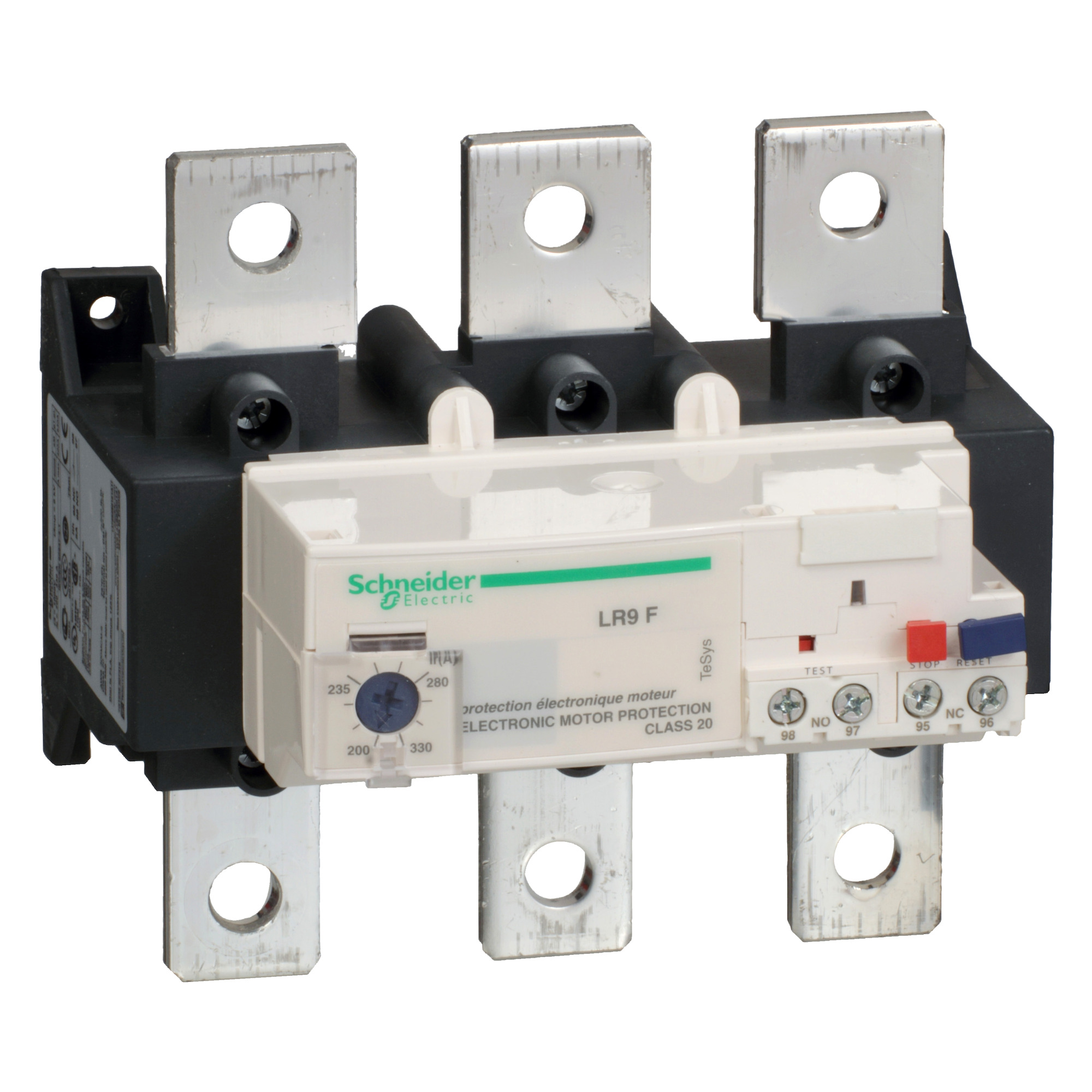 LR9F7575 TeSys F-Line Electronic Solid State Thermal Overload Relay, 200 to 330 A, 1NO-1NC 1 Form A/1 Form B Contact