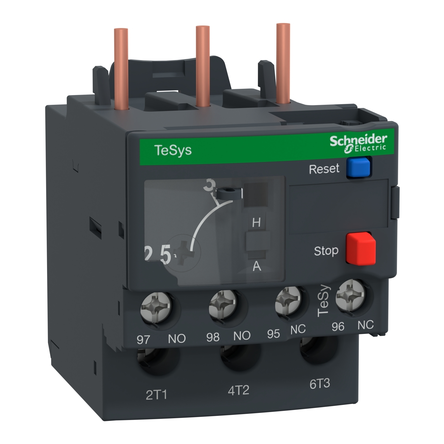 LRD08L TeSys D-Line Bi-Metallic Differential Thermal Overload Relay, 2.5 to 4 A, 690 V AC V Coil