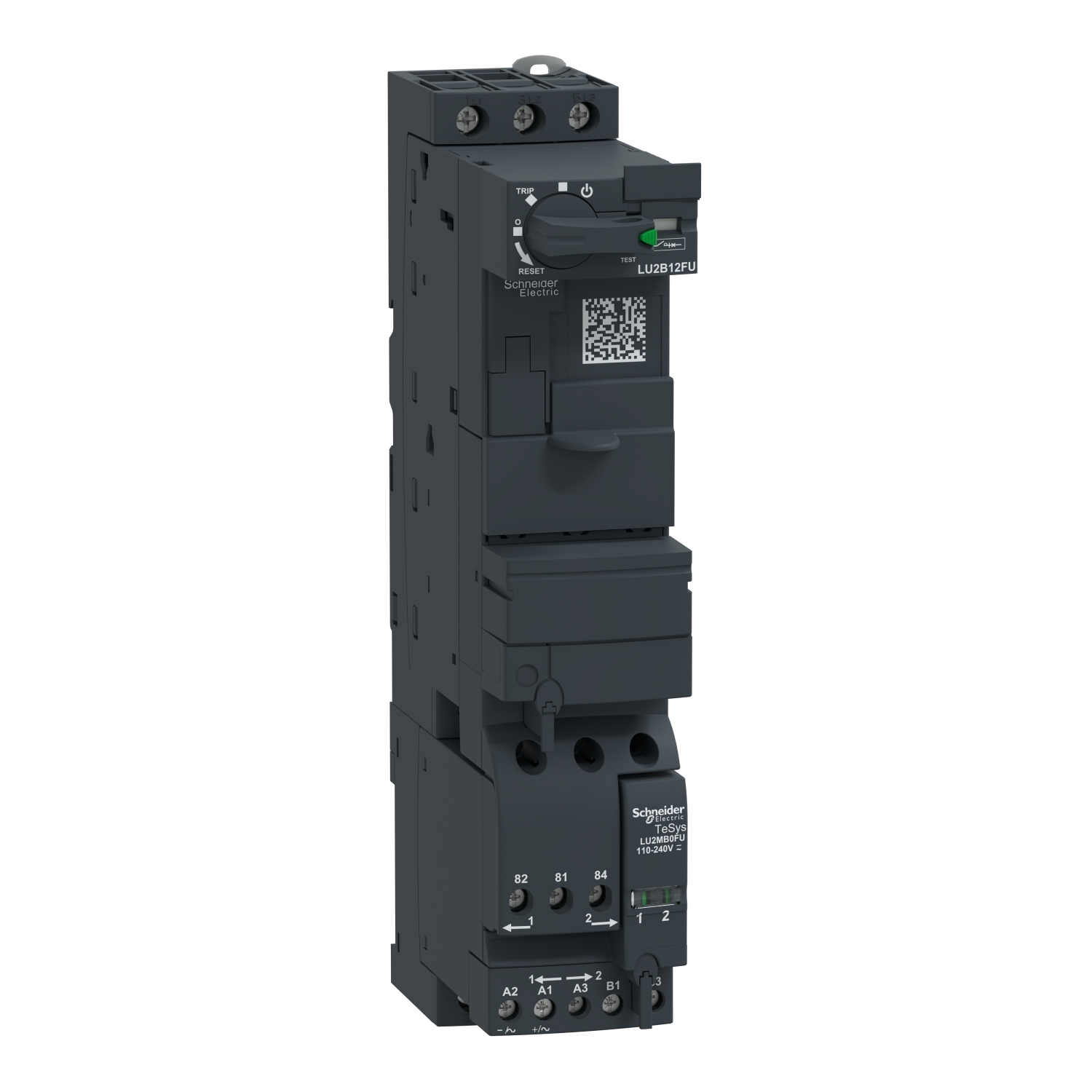 LU2B12FU TeSys Reversing Power Base, For Use With Combination Motor Starters