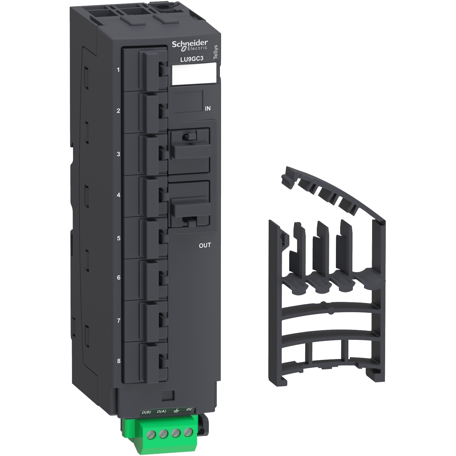 LU9GC3 DIN Rail Panel Mount Modbus Hub