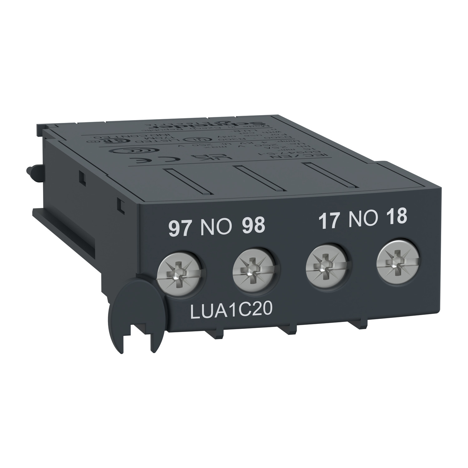 LUA1C20 LUA1 Auxiliary Contact, For Use With TeSys U Direct On Line Motor Starter