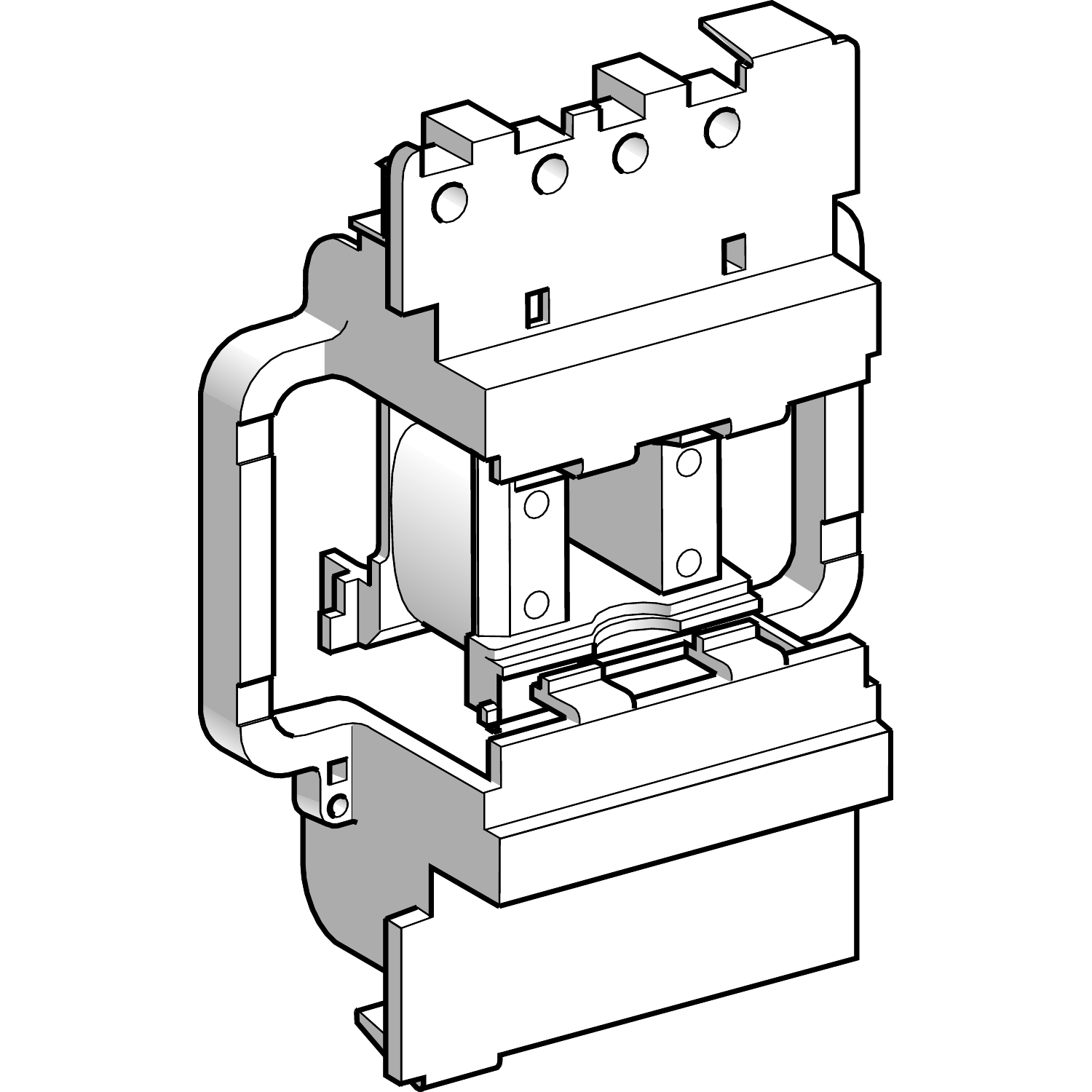 LX1D8Q7 Contactor Coil, 380 V AC, 50/60 Hz, For Use With TeSys D 3-Pole, 4-Pole LC1D115 and LC1D150 Contactor
