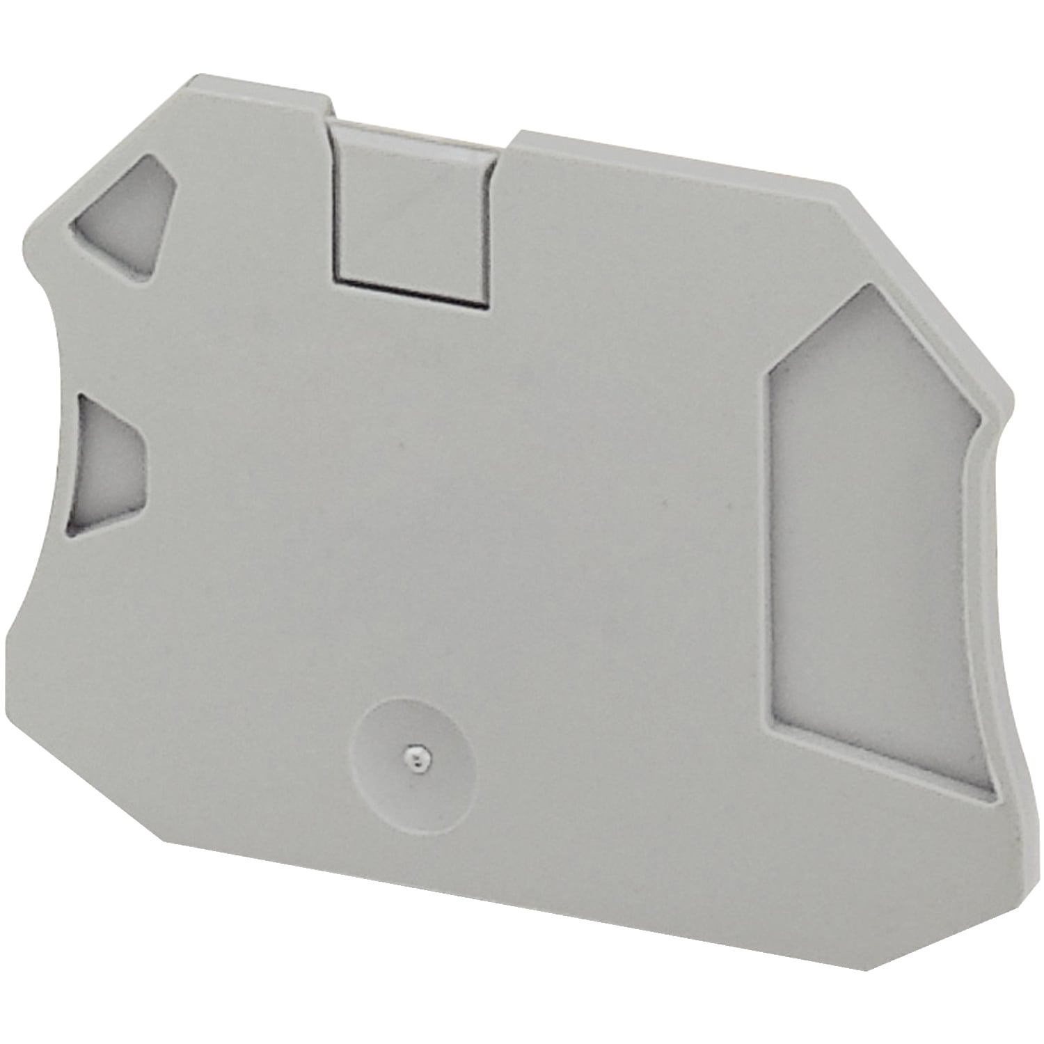 NSYTRAC23 Linergy End Cover Plate, For Use With NSYTRV43 4 sq-mm Screw Terminal Block, 3-Points, Gray