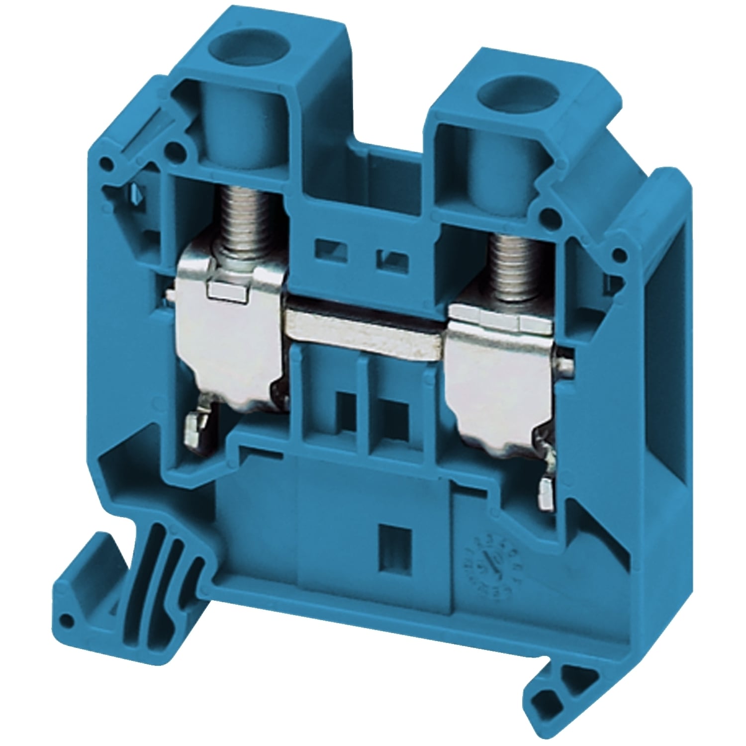NSYTRV162BL Linergy TR 1-Level 2-Terminal Feed-Thru Terminal Block, 1 kV, 101 A, 16 to 4 AWG Solid/Stranded Wire, 1 Poles, DIN Rail Mount