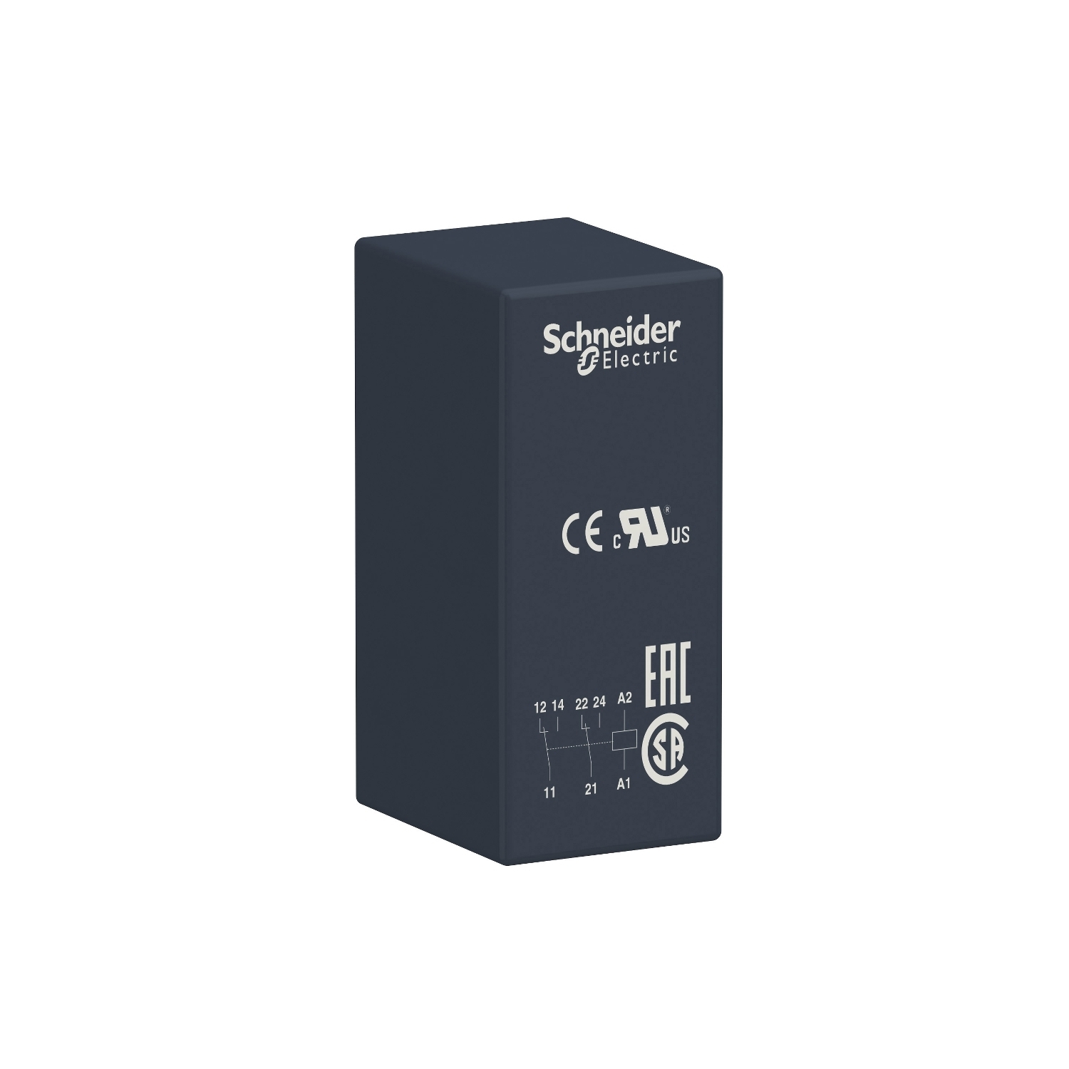 RSB2A080F7 RSB Interface Relay, 8 A, 2 Pin, 2NO-2NC 2 Form A/2 Form B Contact, 120 VAC V Coil